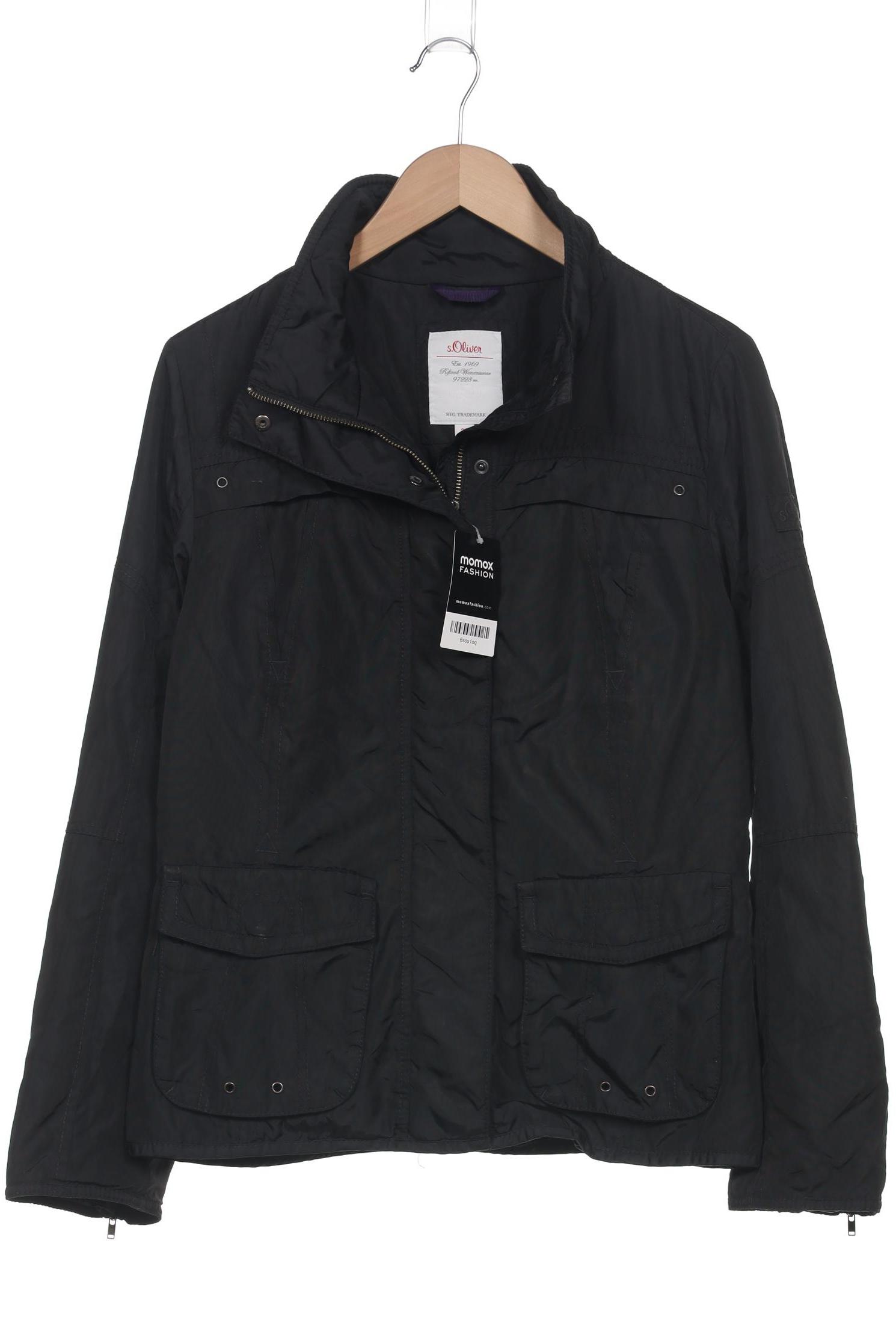

s.Oliver Damen Jacke, schwarz, Gr. 36