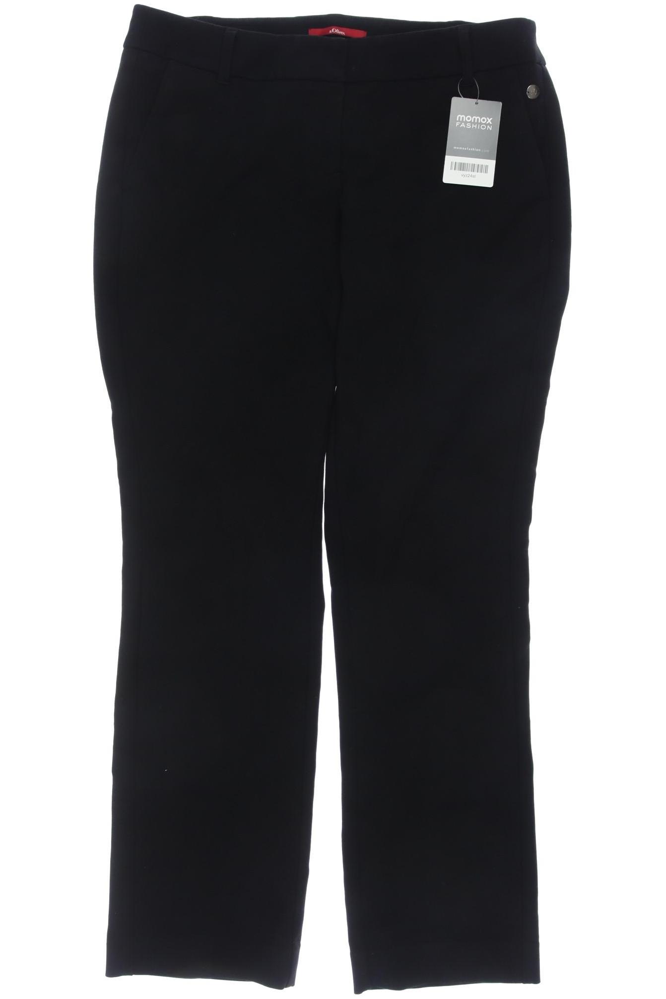 

s.Oliver Damen Stoffhose, schwarz, Gr. 38