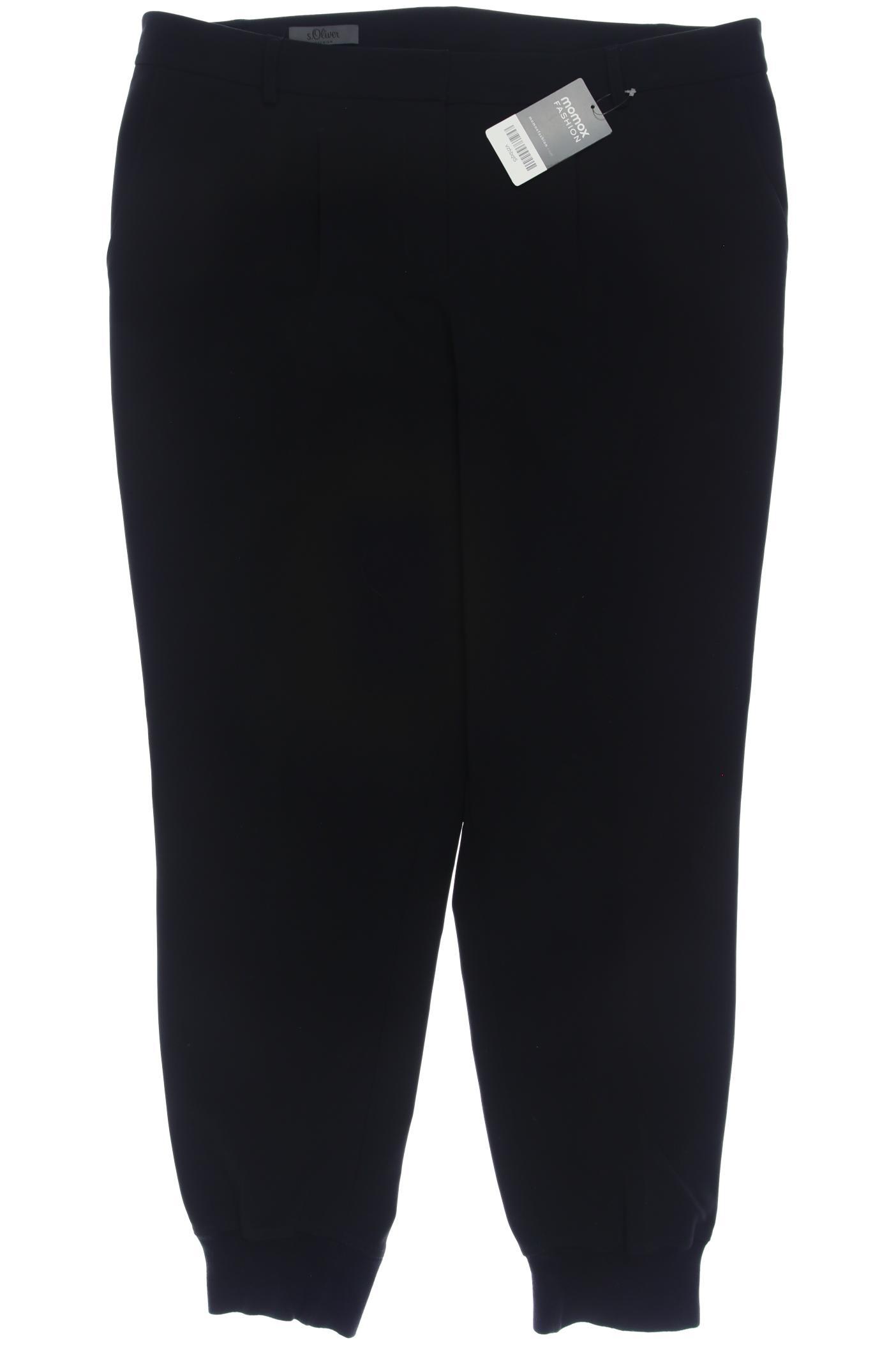 

s.Oliver Damen Stoffhose, schwarz, Gr. 44