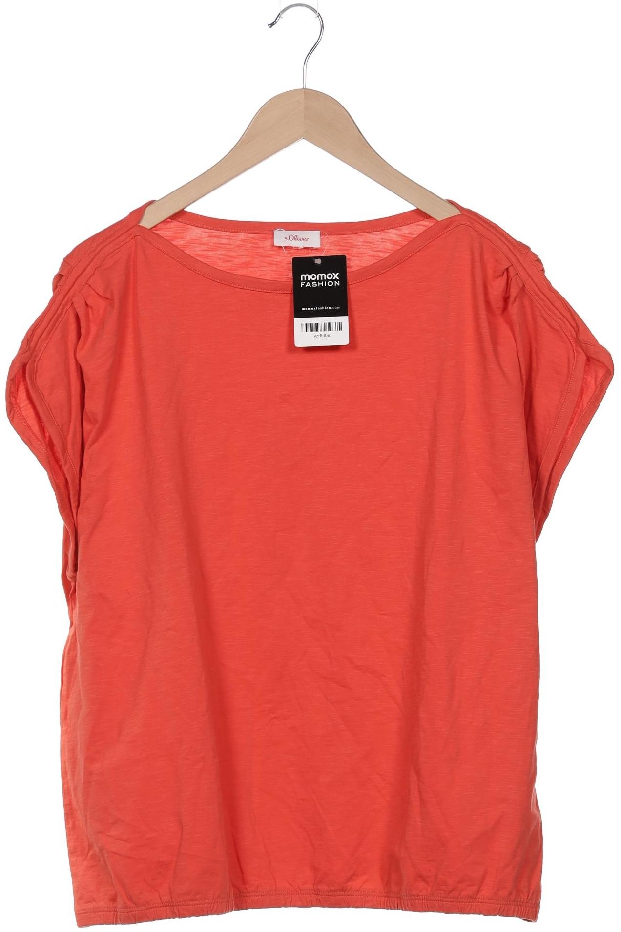 

s.Oliver Damen T-Shirt, orange, Gr. 46