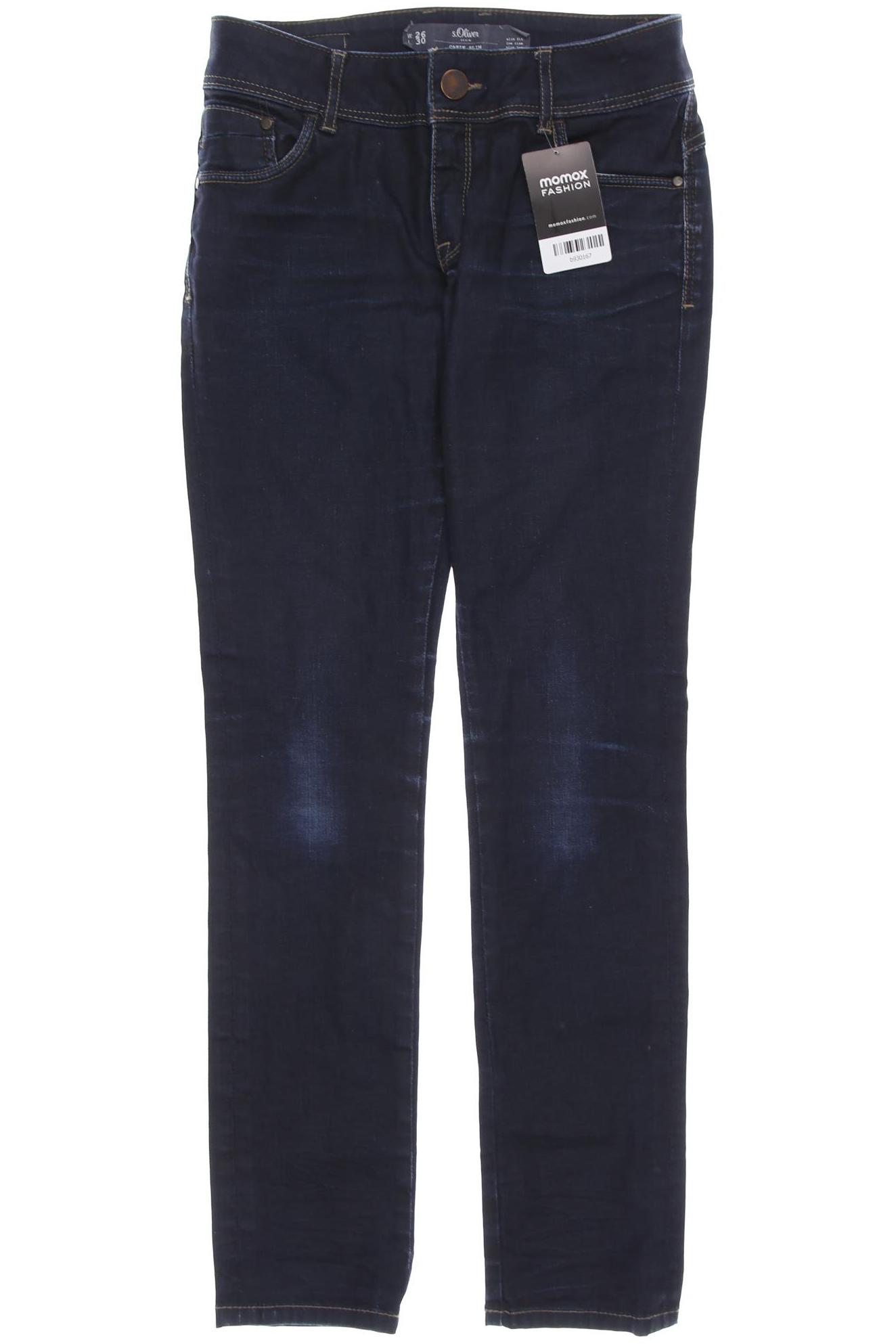 

s.Oliver Damen Jeans, marineblau