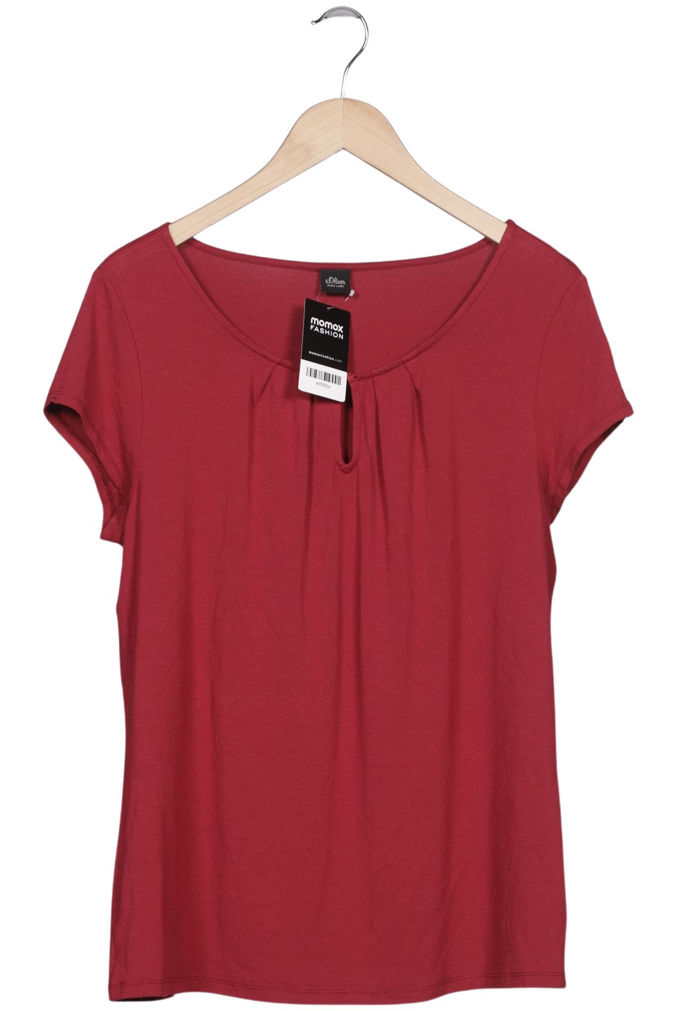 

s.Oliver Damen T-Shirt, bordeaux, Gr. 44