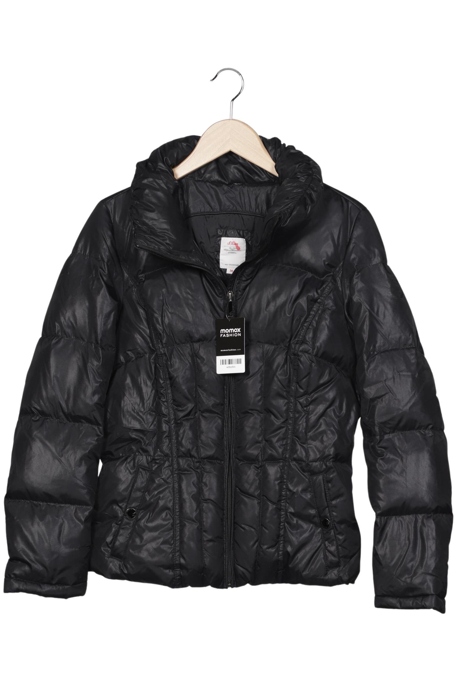 

s.Oliver Damen Jacke, schwarz, Gr. 38