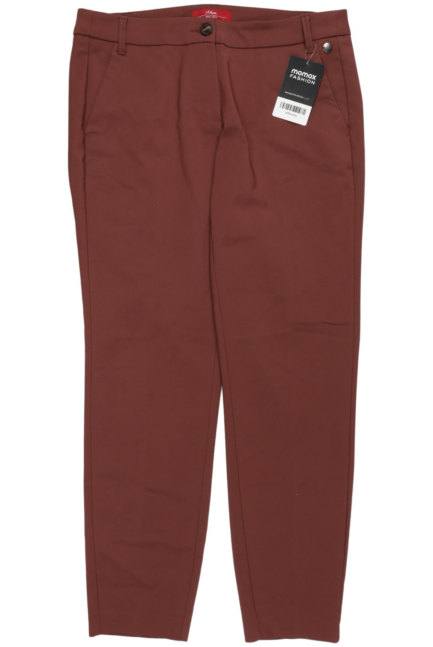 

s.Oliver Damen Stoffhose, bordeaux, Gr. 36