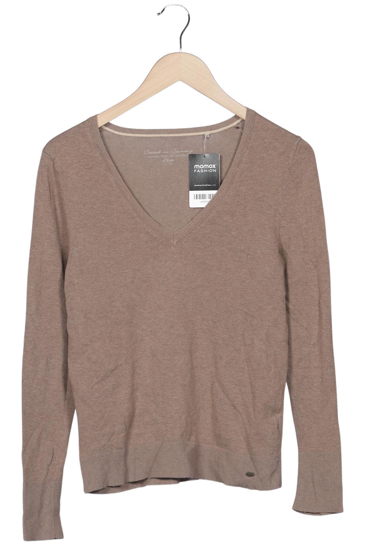 

s.Oliver Damen Pullover, braun, Gr. 36