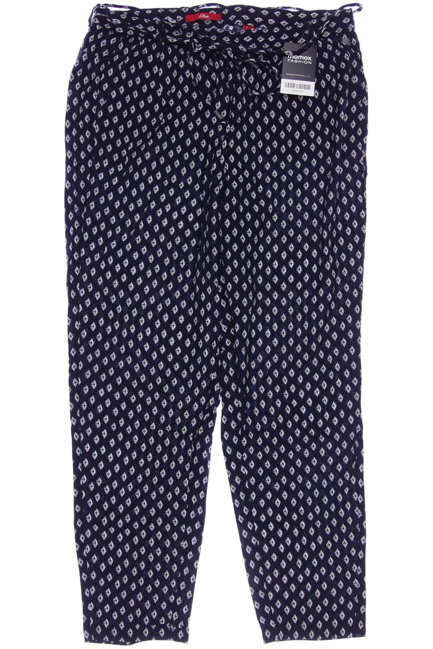 

s.Oliver Damen Stoffhose, marineblau