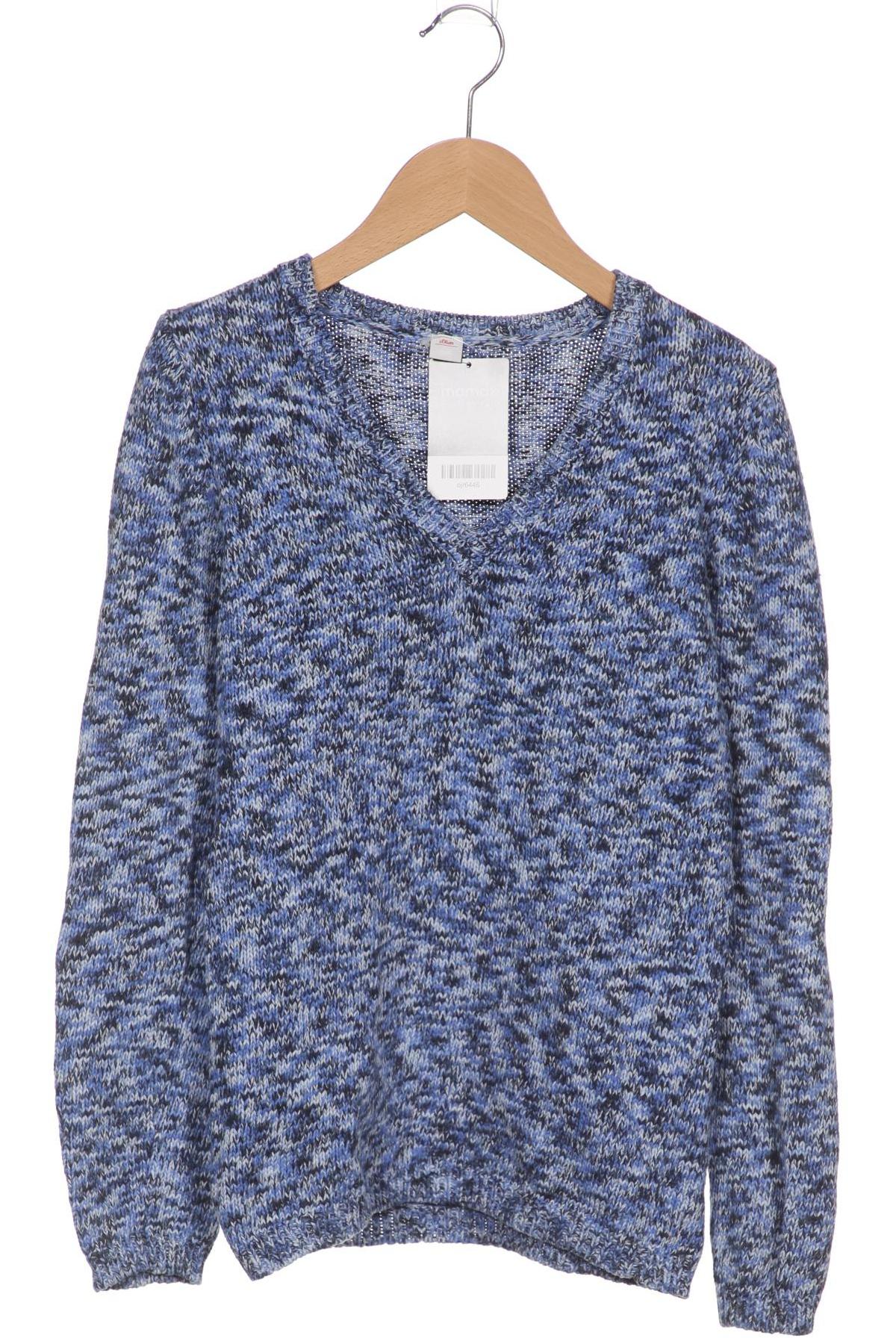 

s.Oliver Damen Pullover, blau, Gr. 36