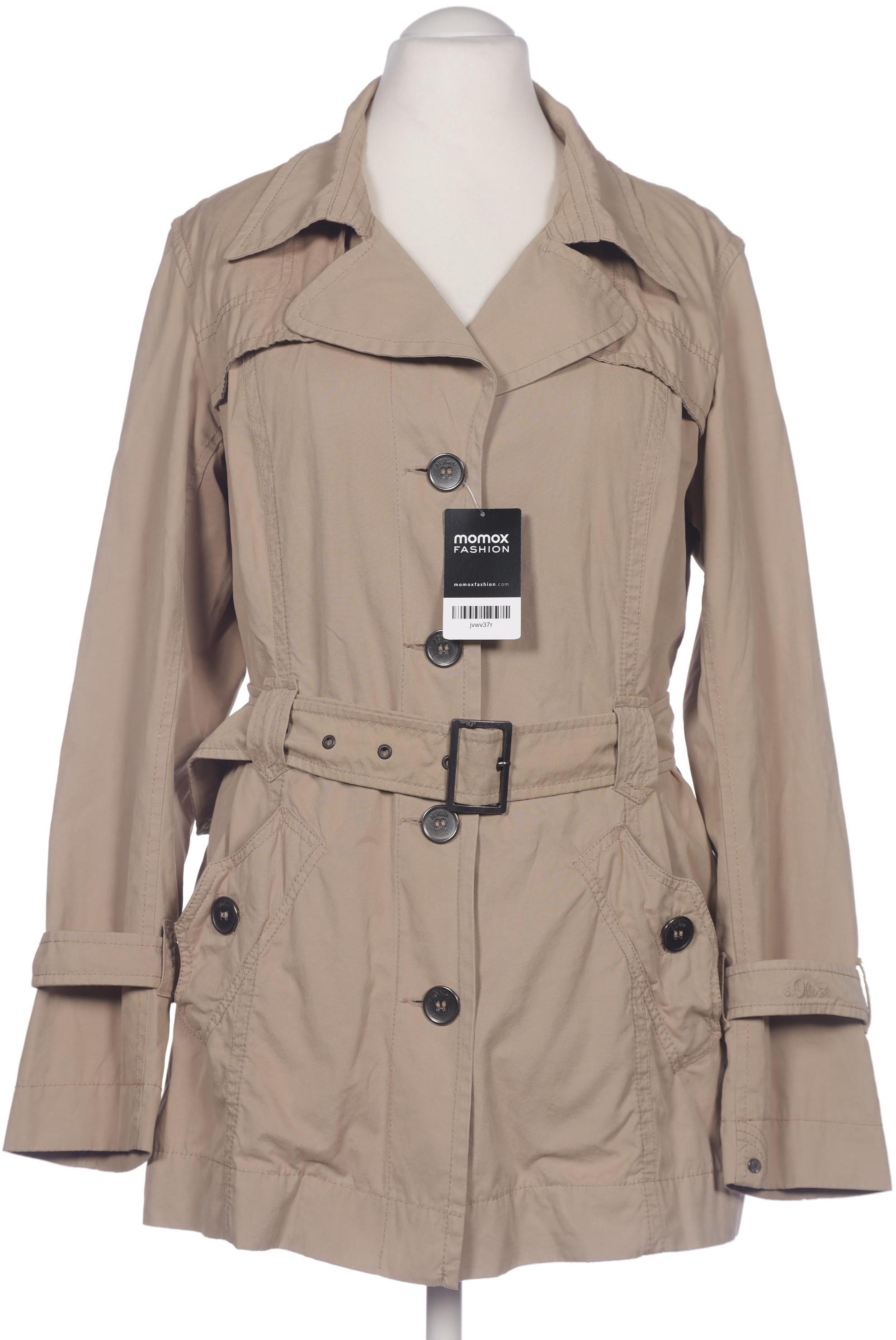 

s.Oliver Damen Mantel, beige, Gr. 38