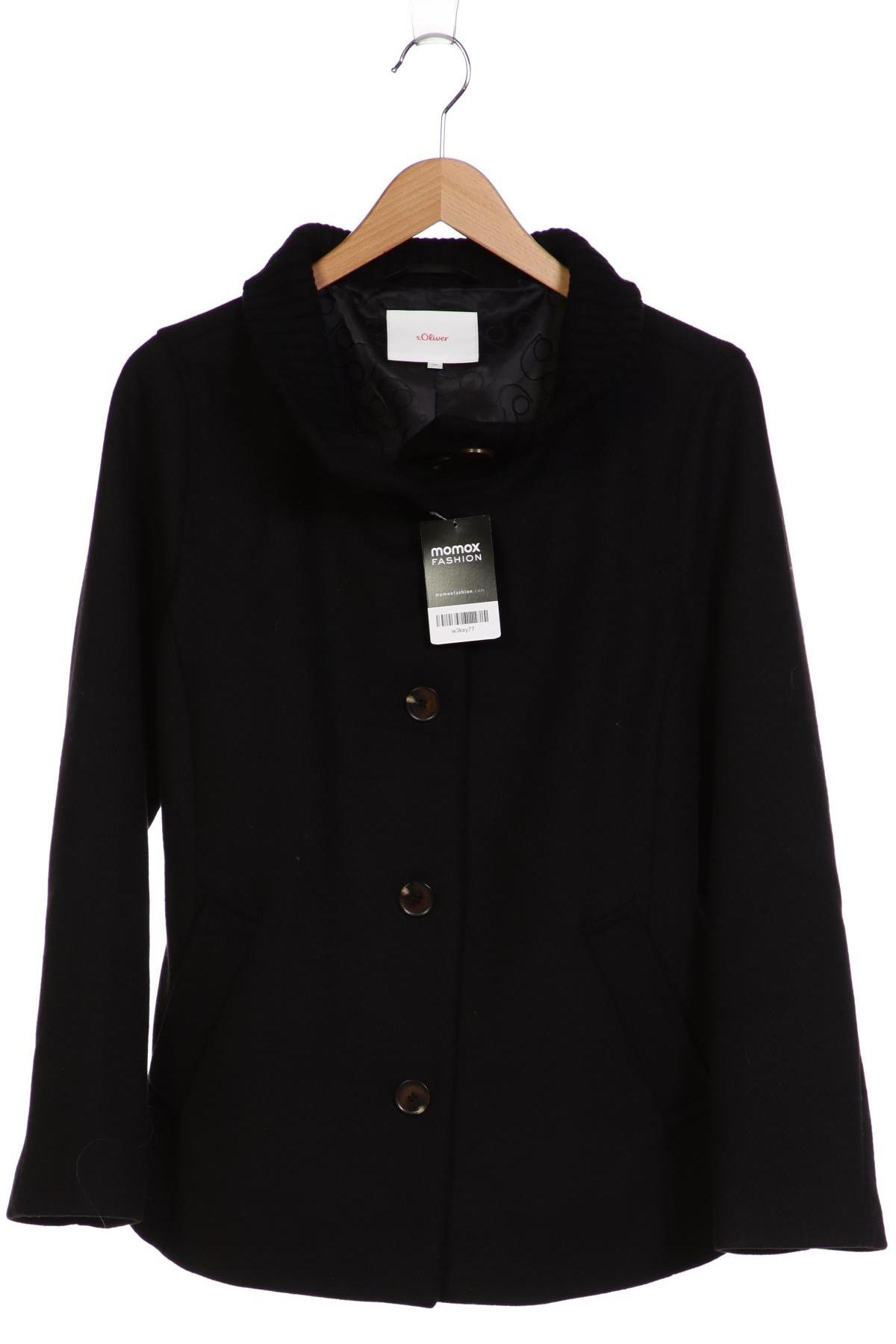 

s.Oliver Damen Jacke, schwarz, Gr. 42
