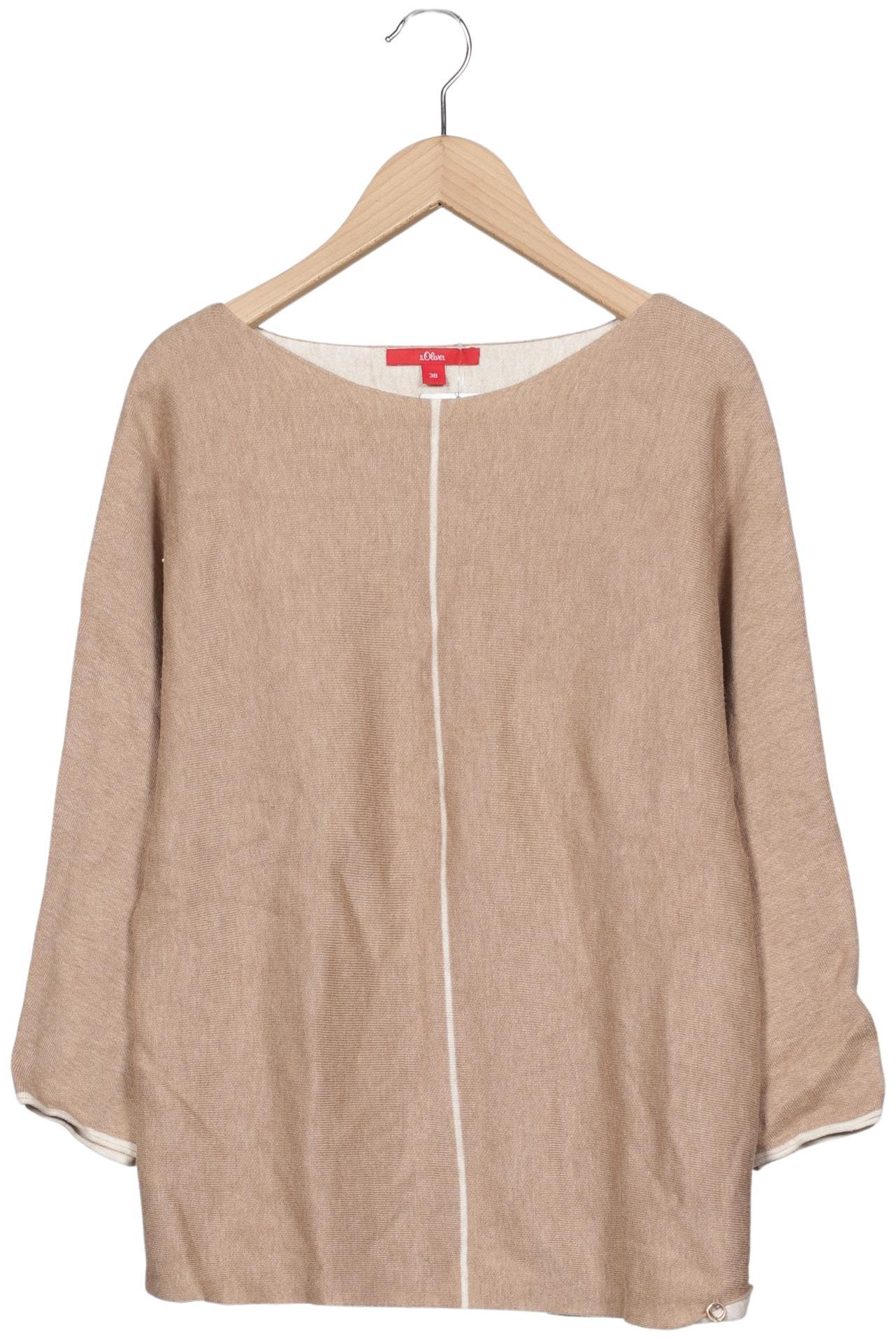 

s.Oliver Damen Pullover, beige, Gr. 38