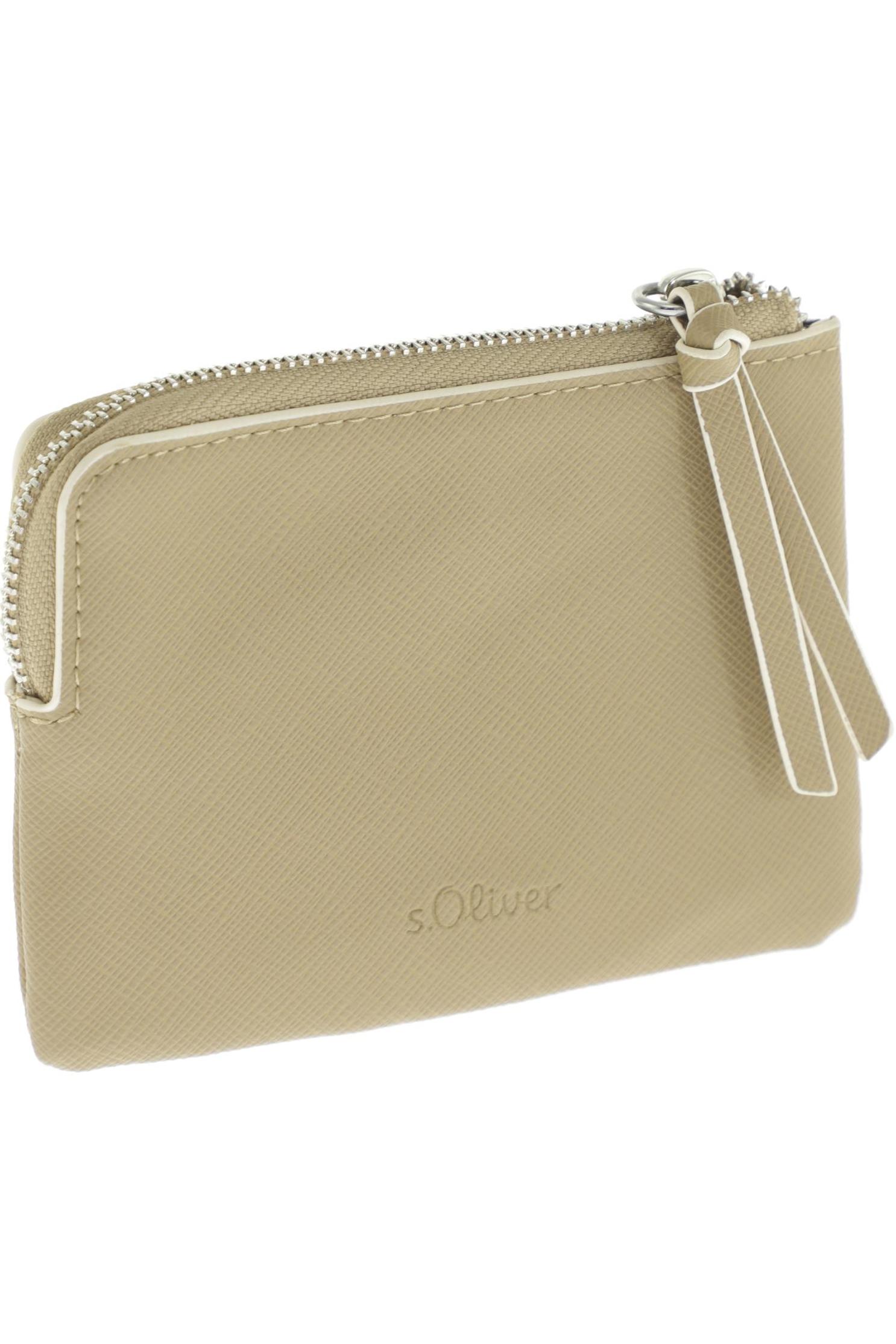 

s.Oliver Damen Portemonnaie, beige, Gr.