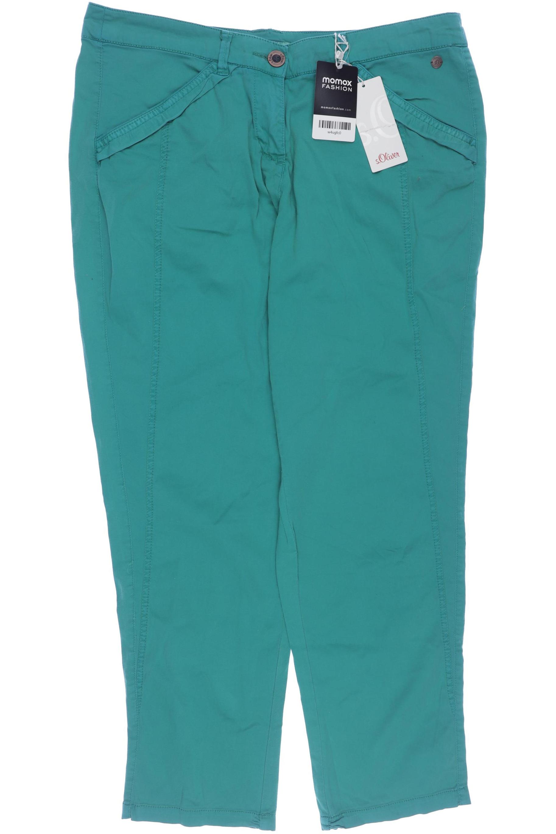 

s.Oliver Damen Stoffhose, türkis, Gr. 21