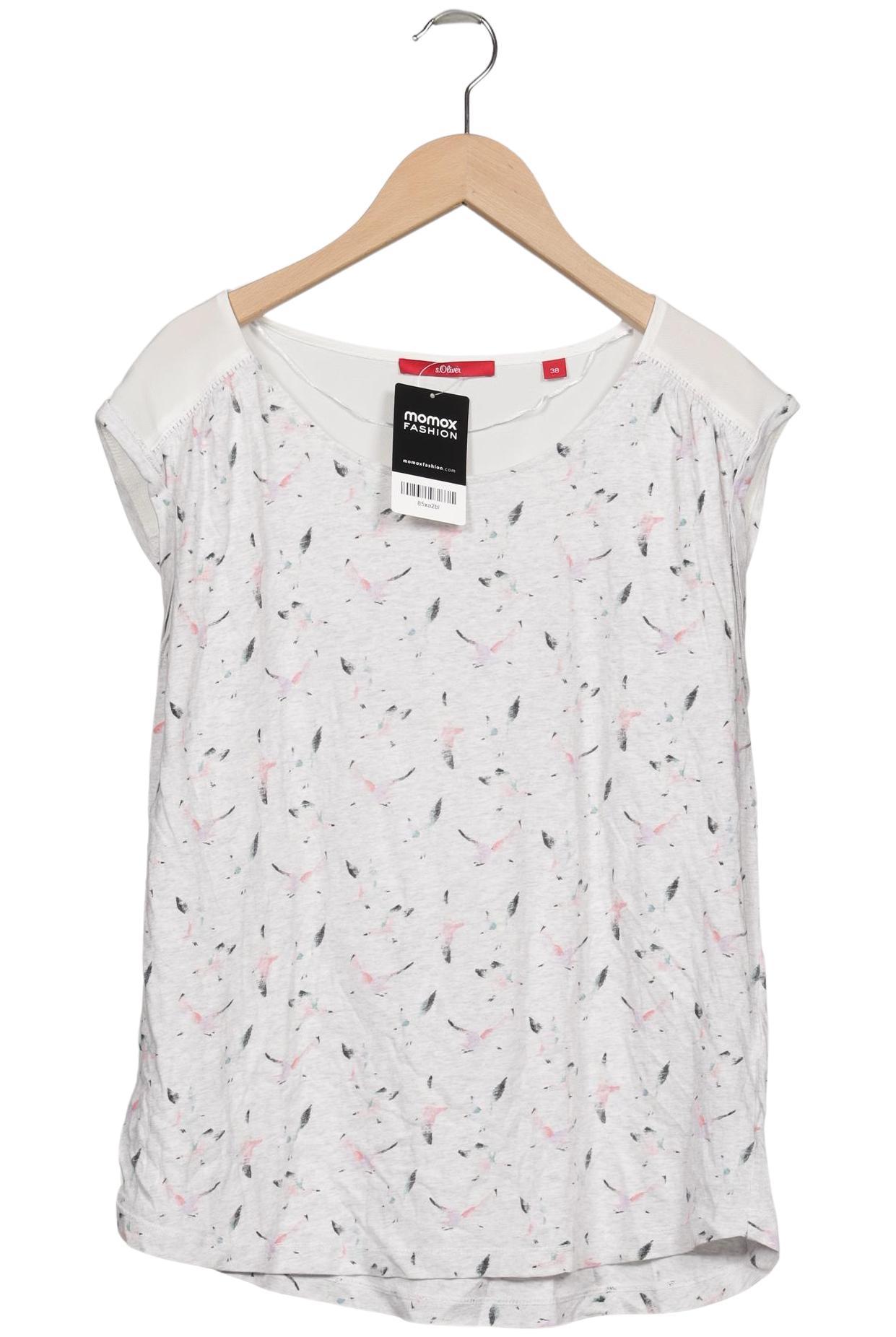 

s.Oliver Damen T-Shirt, grau, Gr. 38