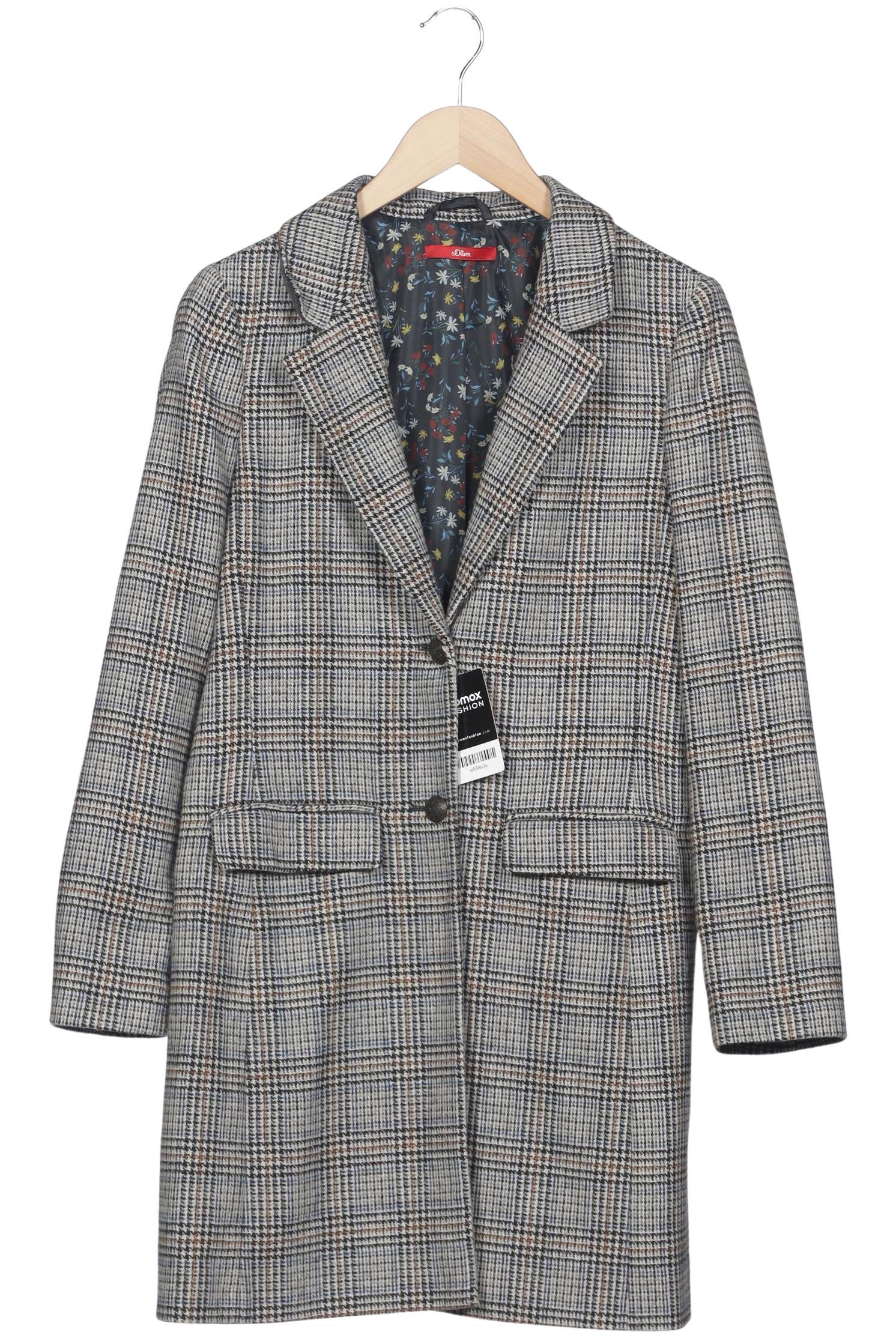 

s.Oliver Damen Mantel, grau, Gr. 38