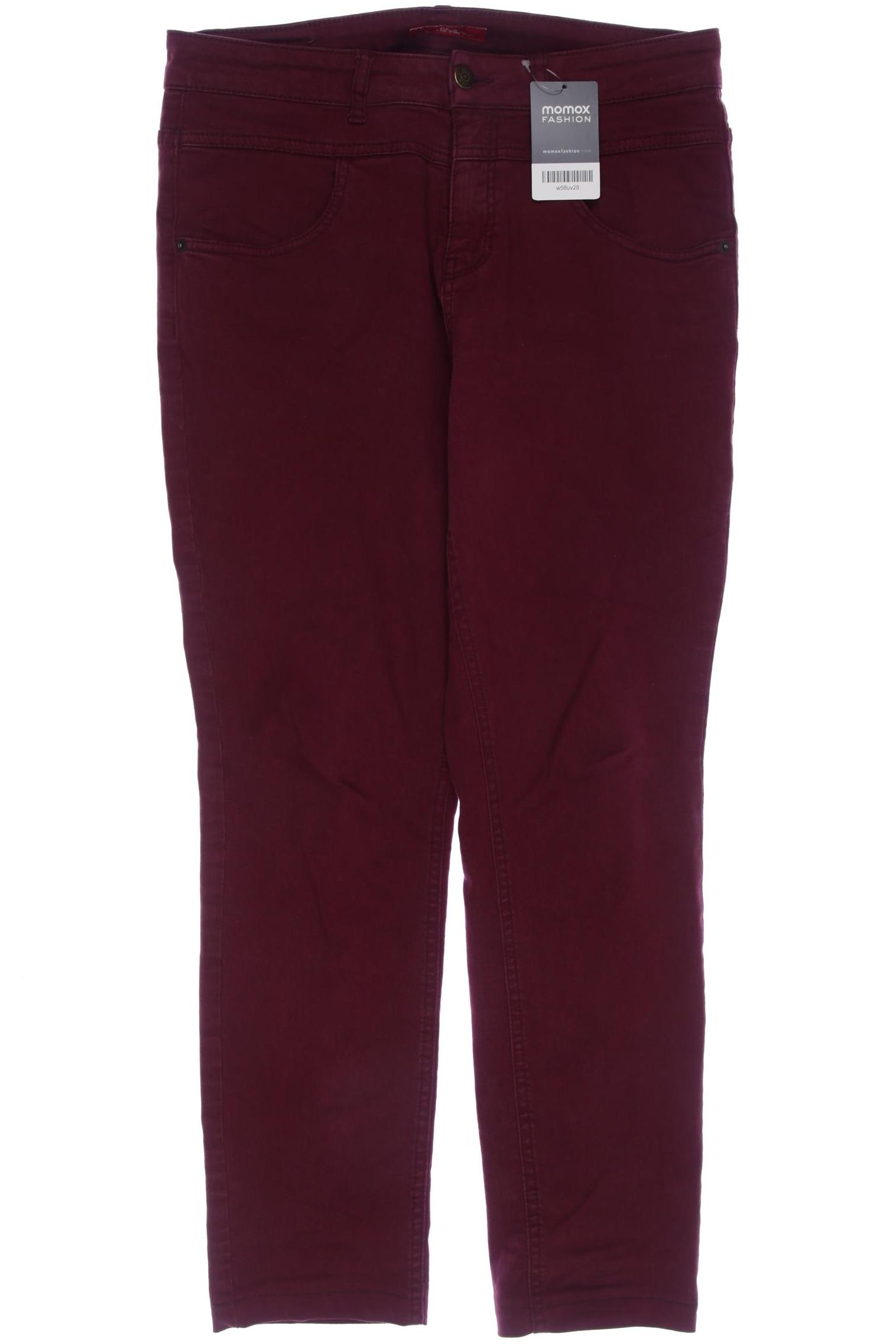 

s.Oliver Damen Jeans, bordeaux, Gr. 31