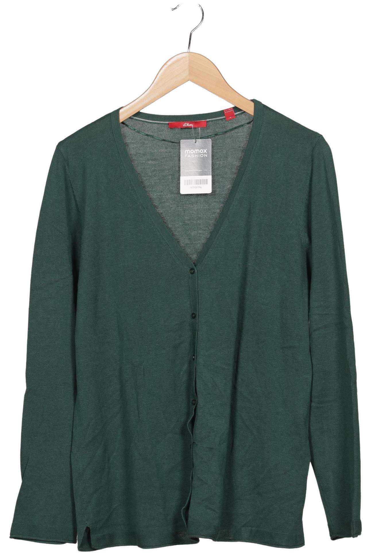 

s.Oliver Damen Strickjacke, grün, Gr. 44