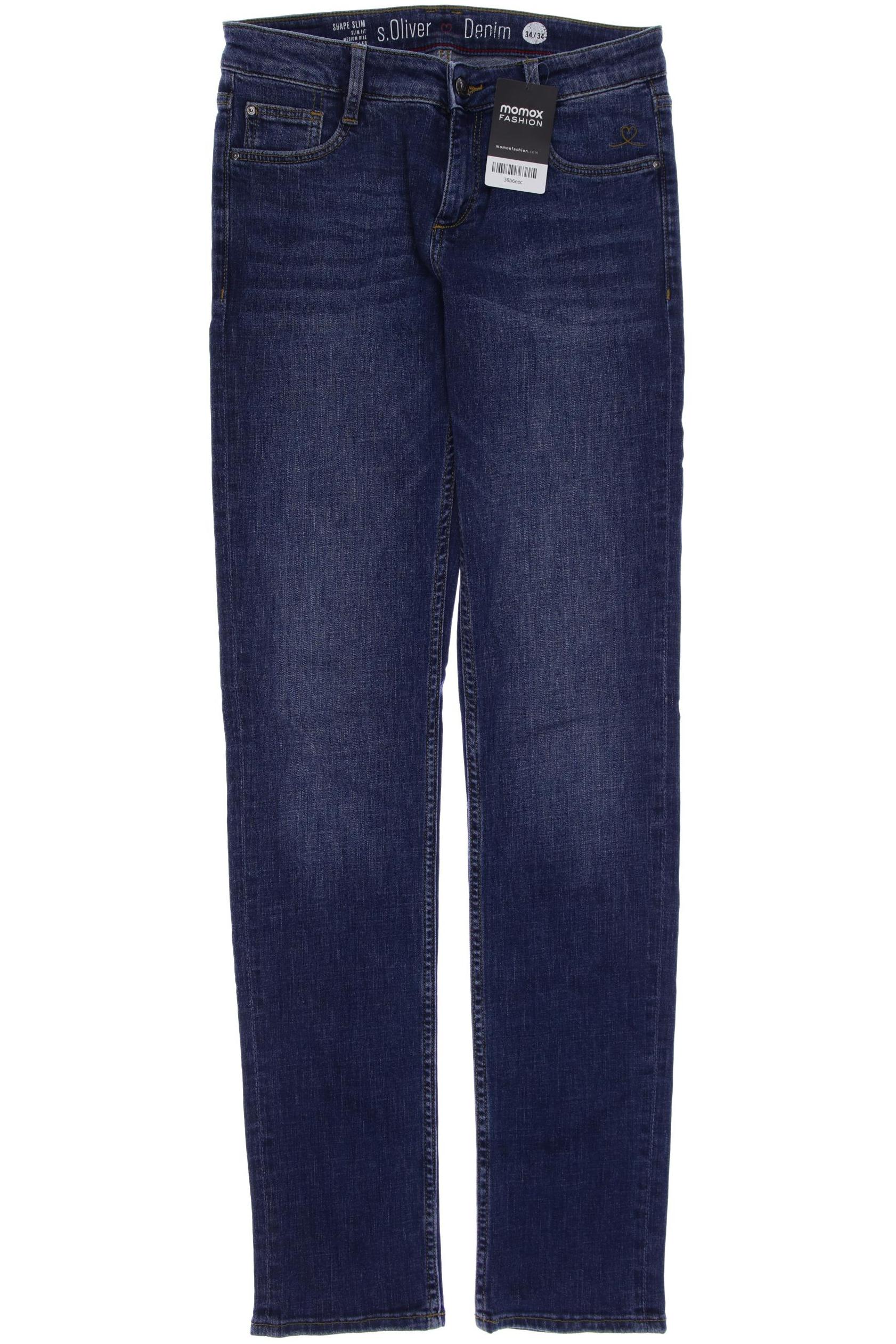 

s.Oliver Damen Jeans, blau