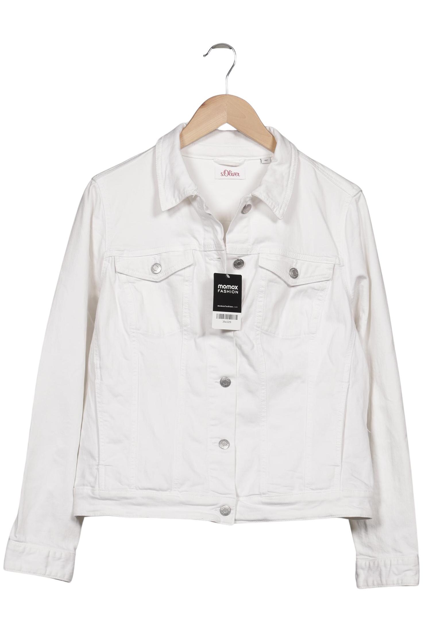 

s.Oliver Damen Jacke, weiß, Gr. 42