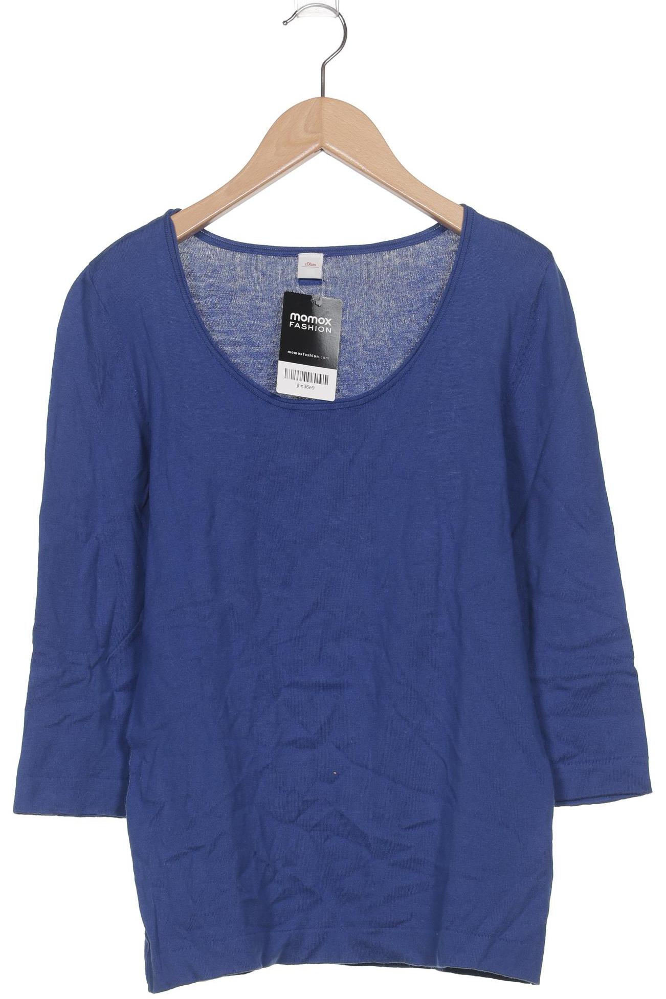 

s.Oliver Damen Pullover, blau, Gr. 38