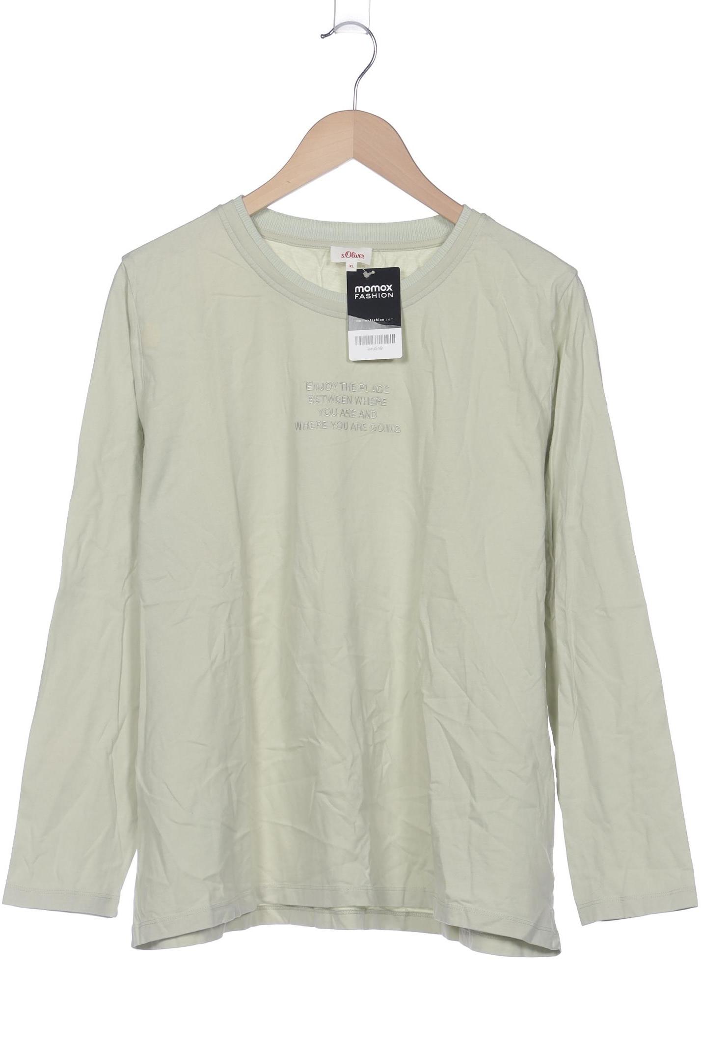

s.Oliver Damen Langarmshirt, hellgrün, Gr. 44