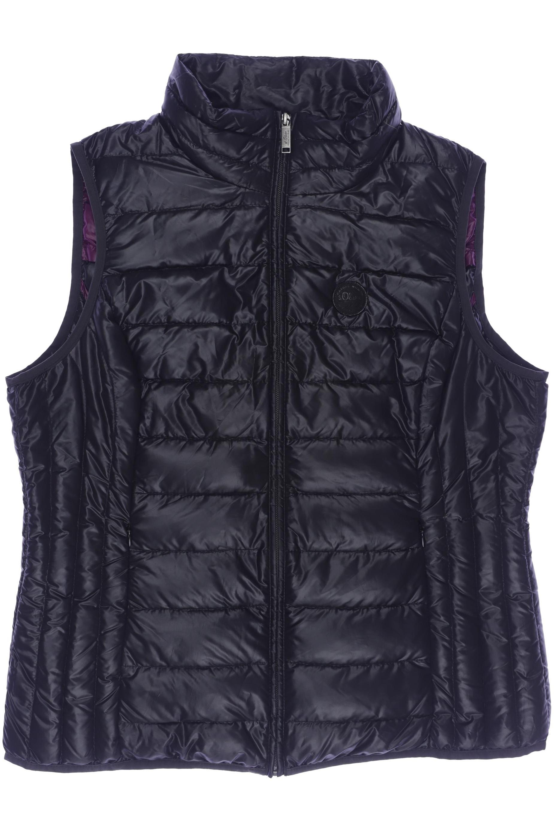 

s.Oliver Damen Weste, schwarz, Gr. 44