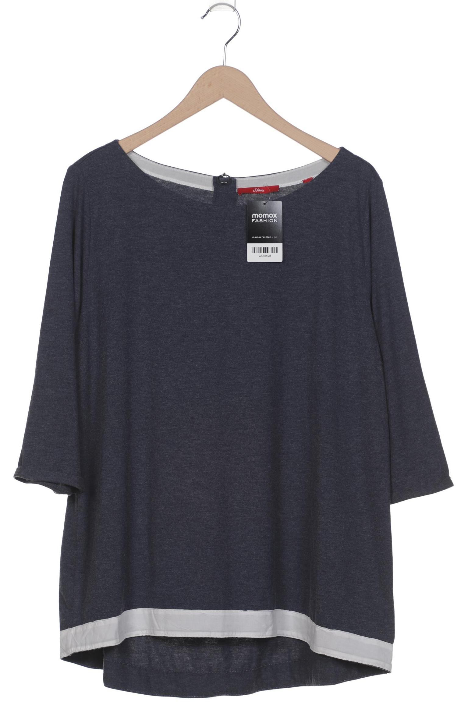 

s.Oliver Damen Langarmshirt, marineblau, Gr. 48