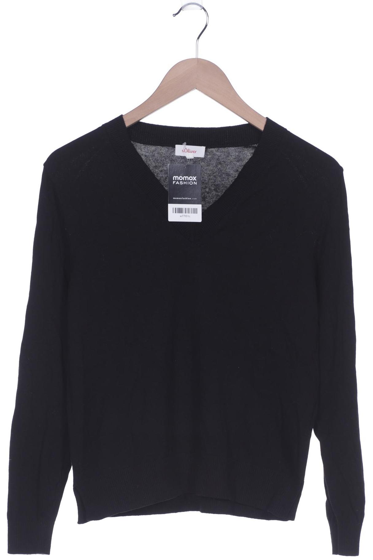 

s.Oliver Damen Pullover, schwarz