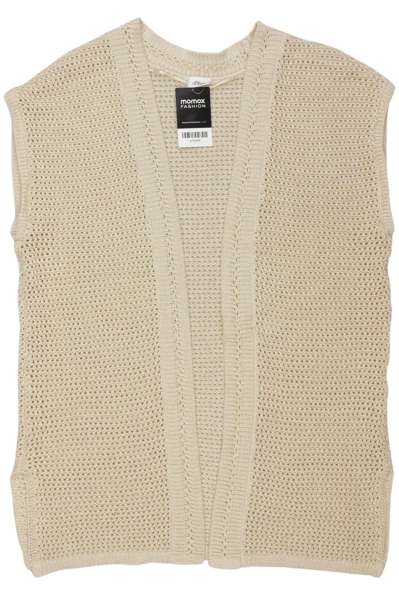 

s.Oliver Damen Weste, beige, Gr. 36