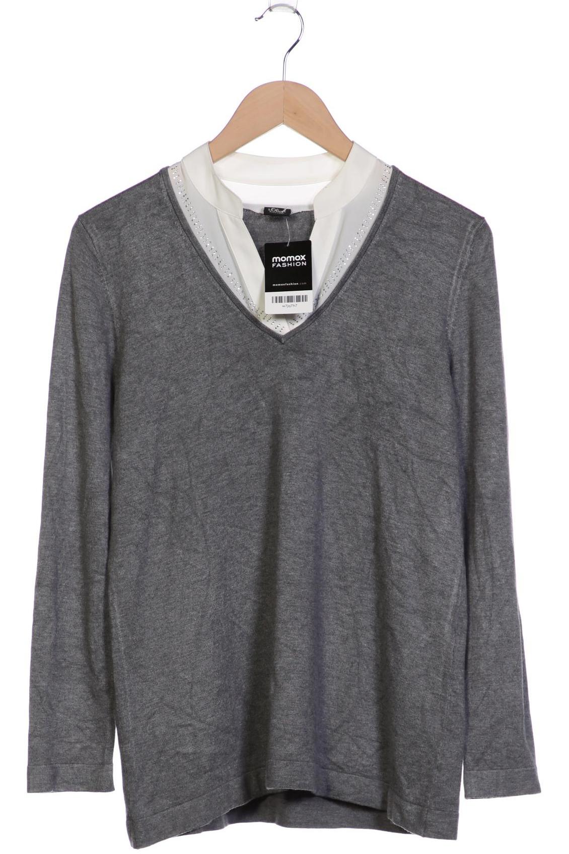 

s.Oliver Damen Pullover, grau, Gr. 40