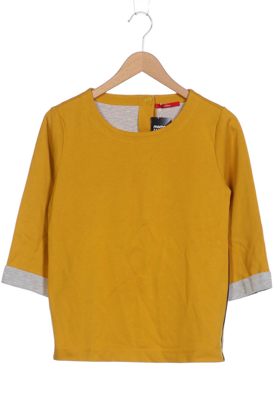 

s.Oliver Damen Langarmshirt, gelb