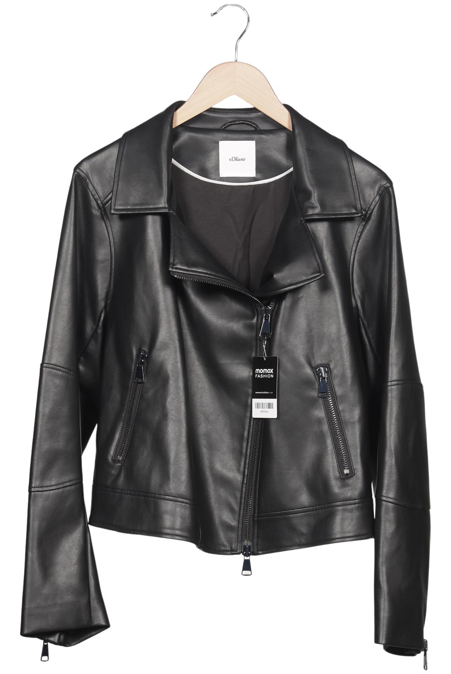 

s.Oliver Damen Jacke, schwarz, Gr. 46