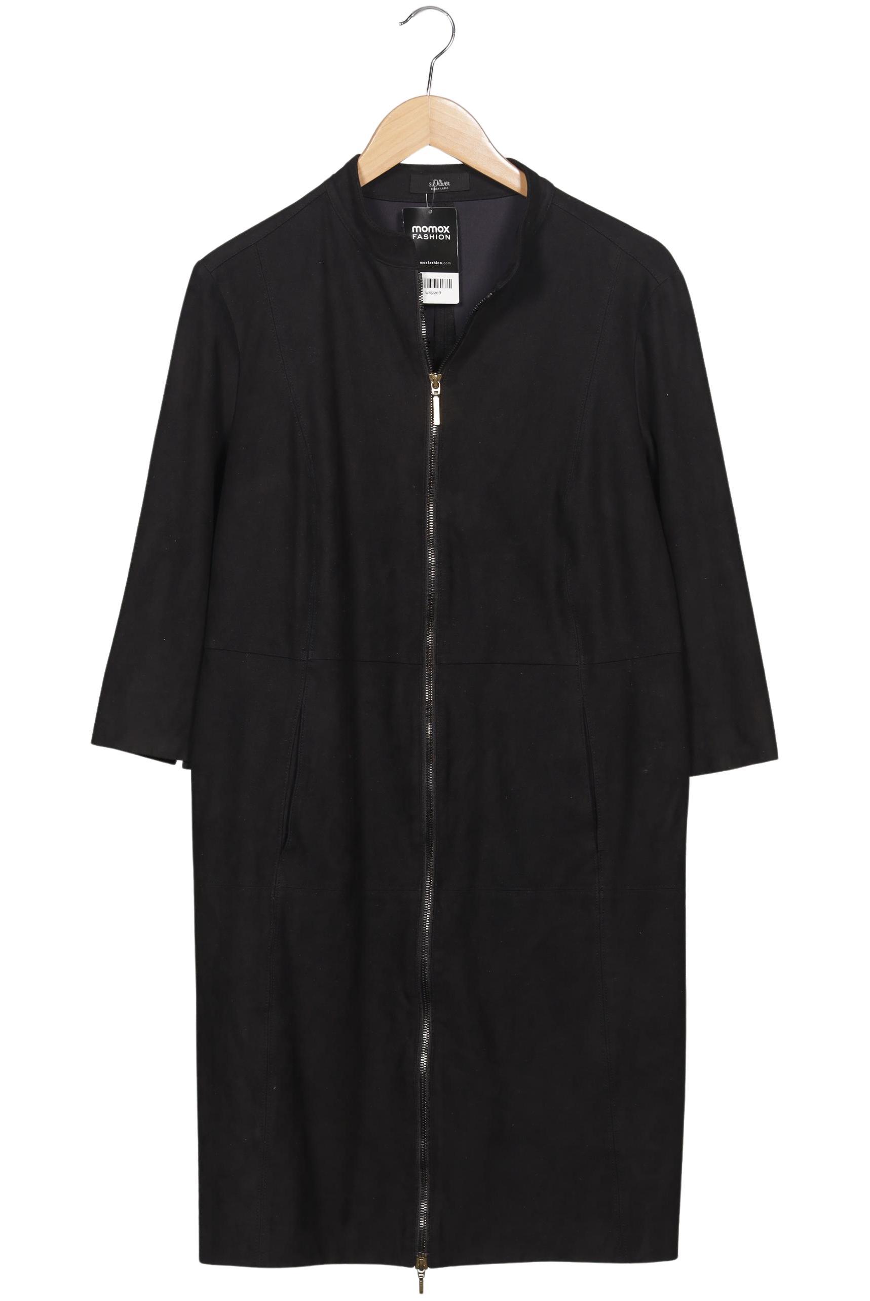 

s.Oliver Damen Mantel, schwarz, Gr. 42