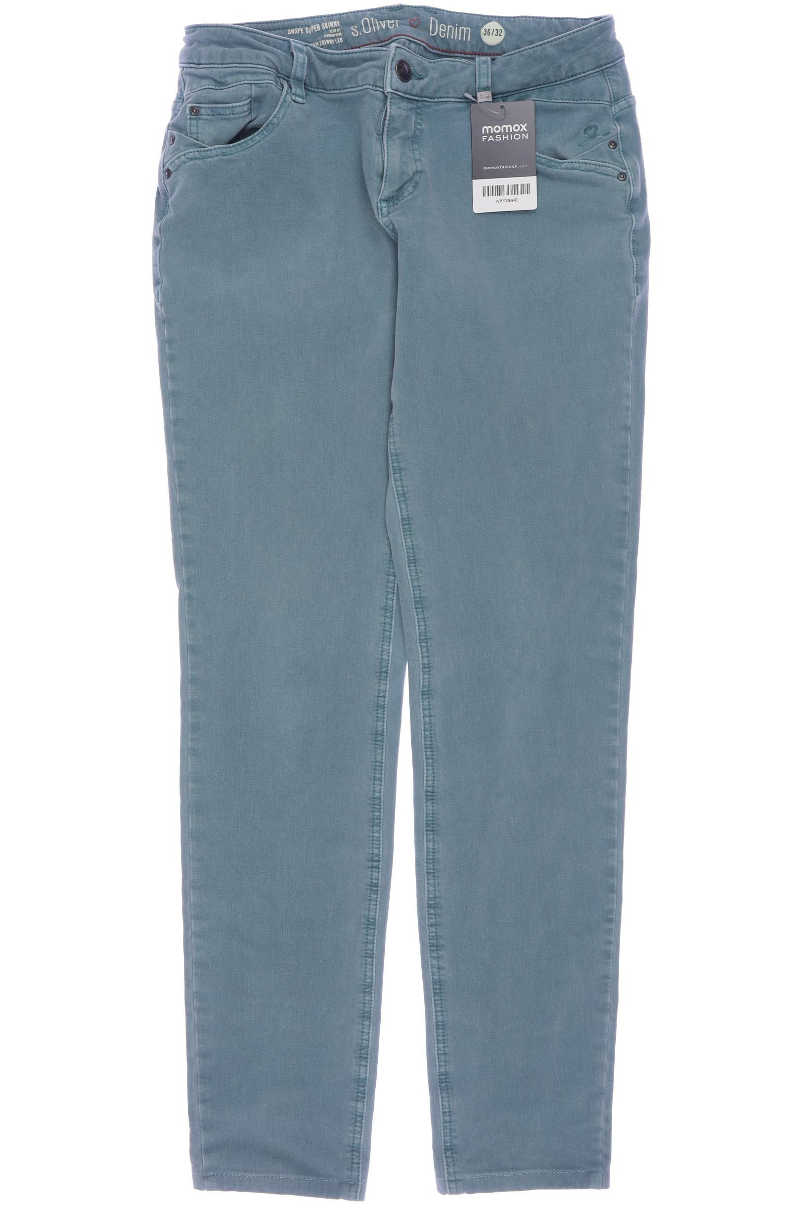 

s.Oliver Damen Jeans, türkis, Gr. 36