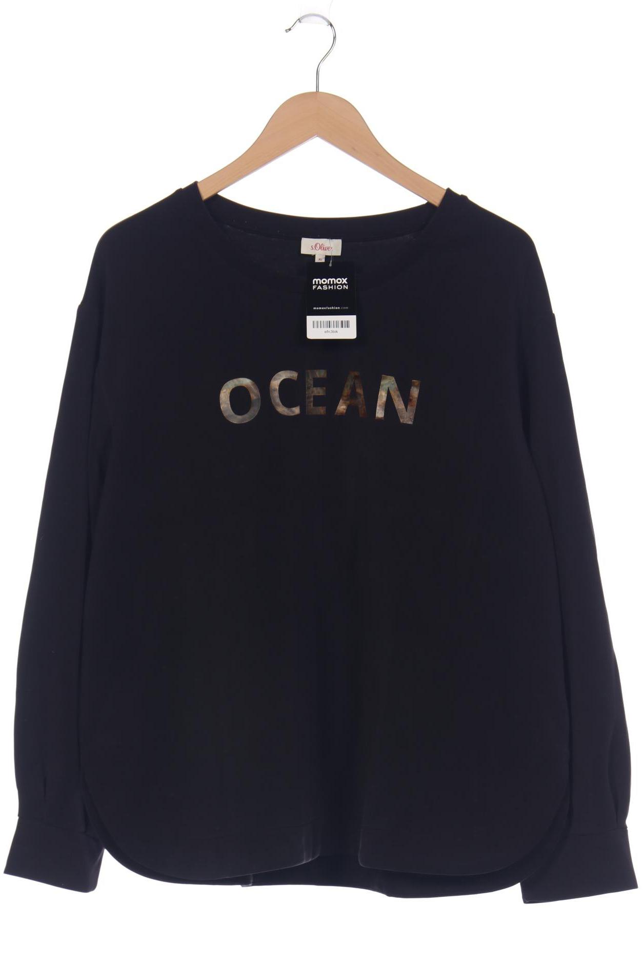 

s.Oliver Damen Sweatshirt, schwarz, Gr. 44
