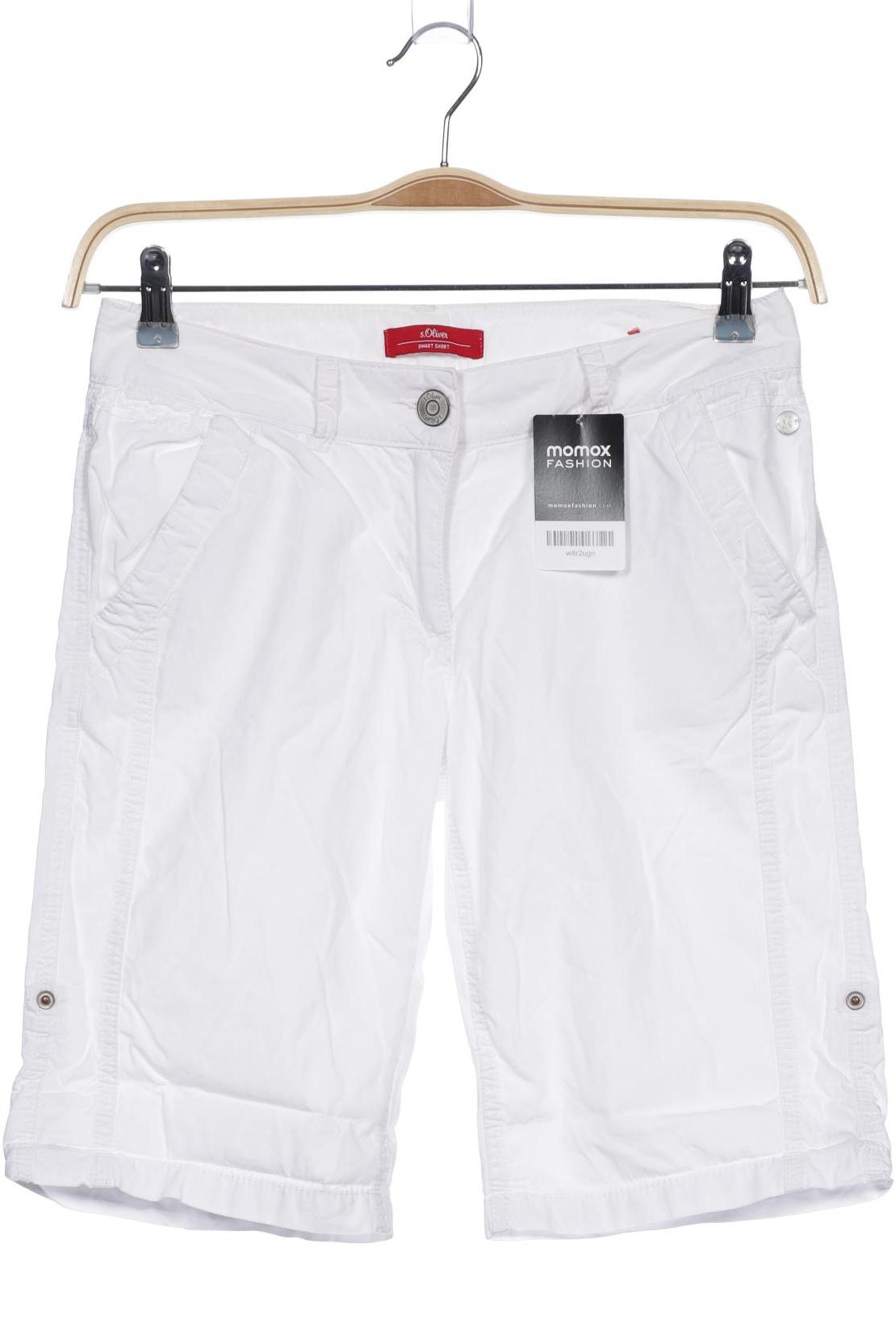 

s.Oliver Damen Shorts, weiß, Gr. 34
