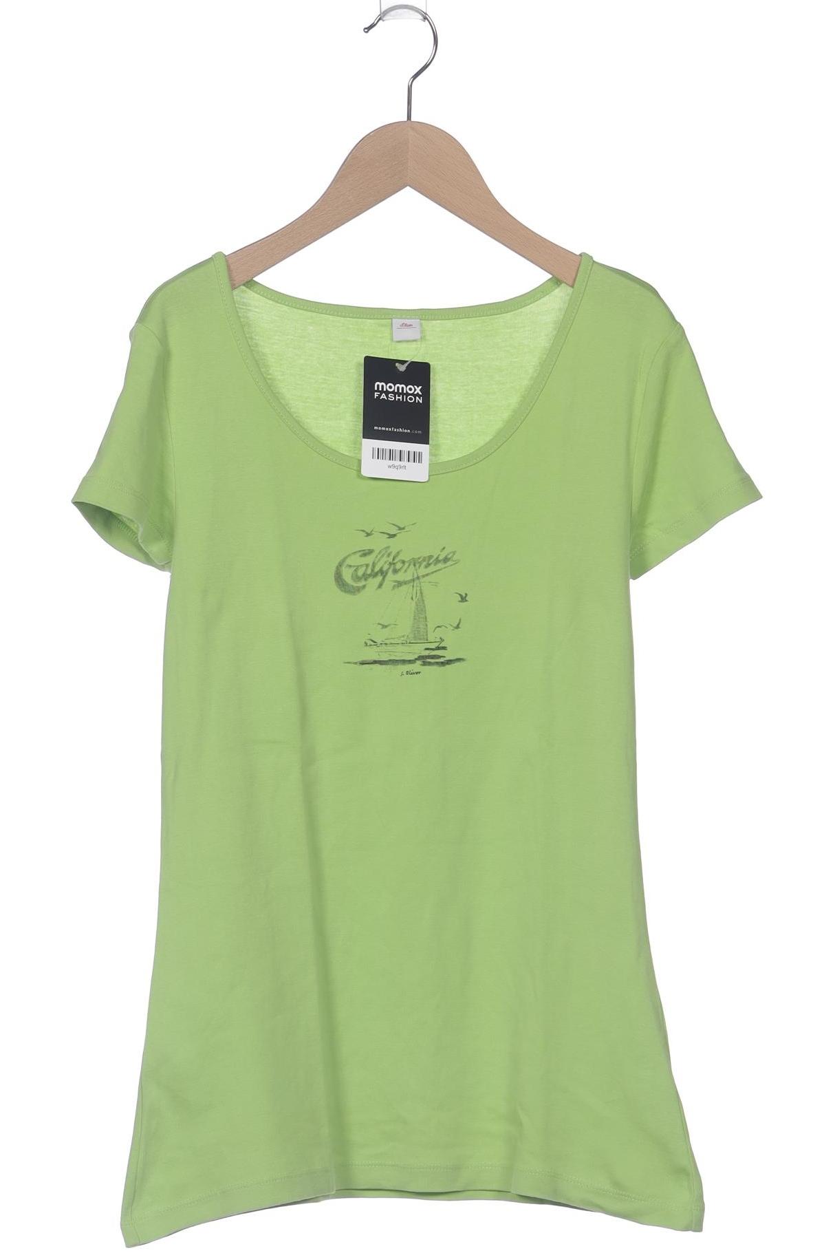 

s.Oliver Damen T-Shirt, grün, Gr. 40