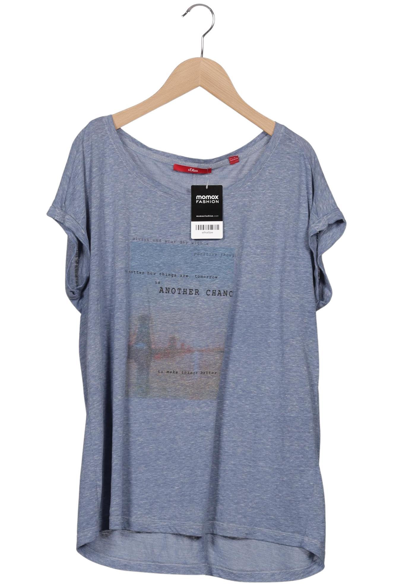 Thumbnail - s.Oliver Damen T-Shirt, blau, Gr. 42