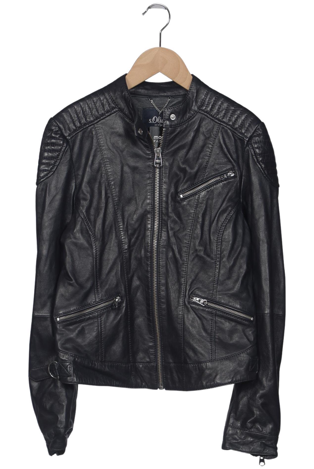 

s.Oliver Damen Jacke, schwarz, Gr. 38