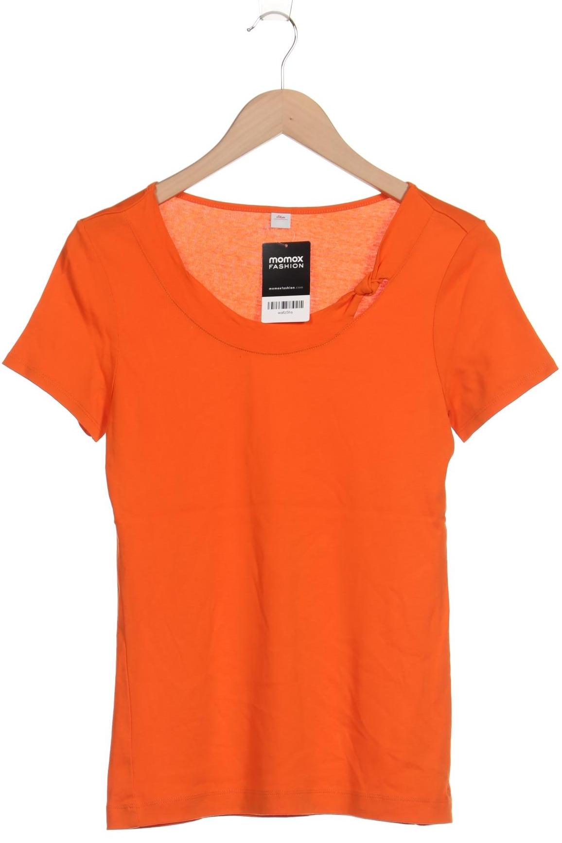 

s.Oliver Damen T-Shirt, orange, Gr. 40