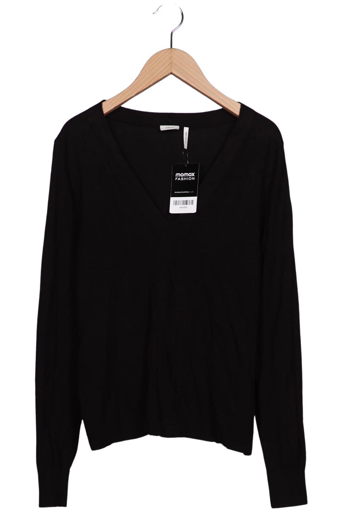 

s.Oliver Damen Pullover, schwarz, Gr. 38