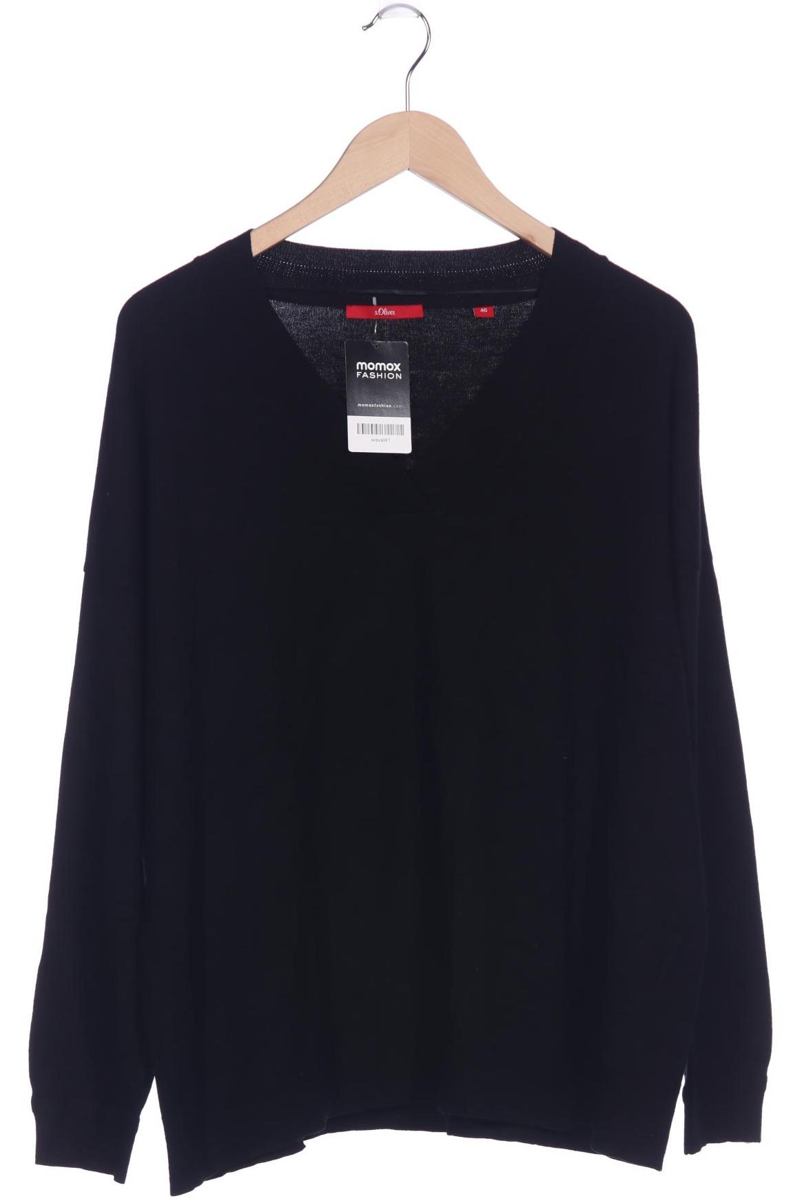 

s.Oliver Damen Pullover, schwarz, Gr. 46