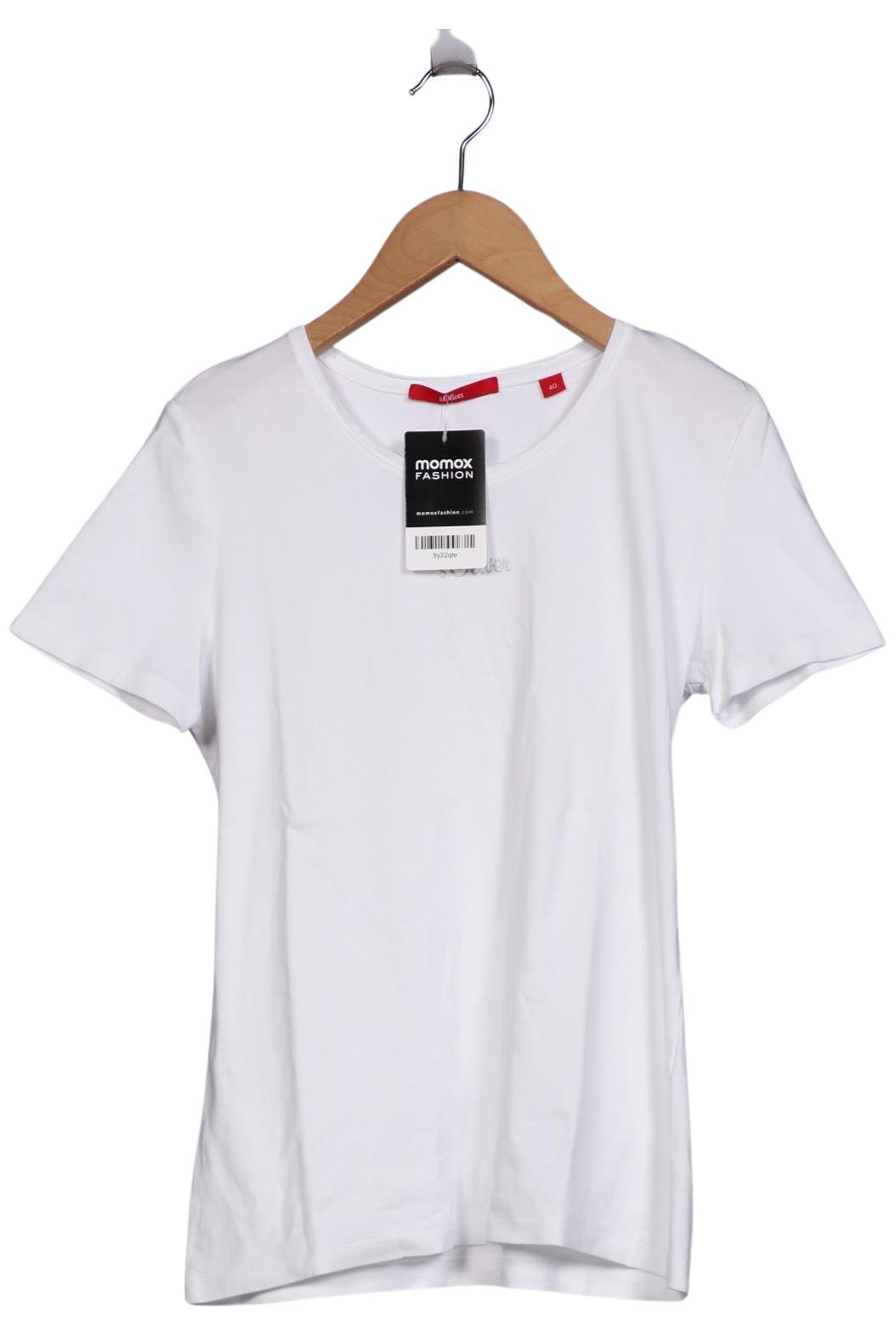 

s.Oliver Damen T-Shirt, weiß, Gr. 40