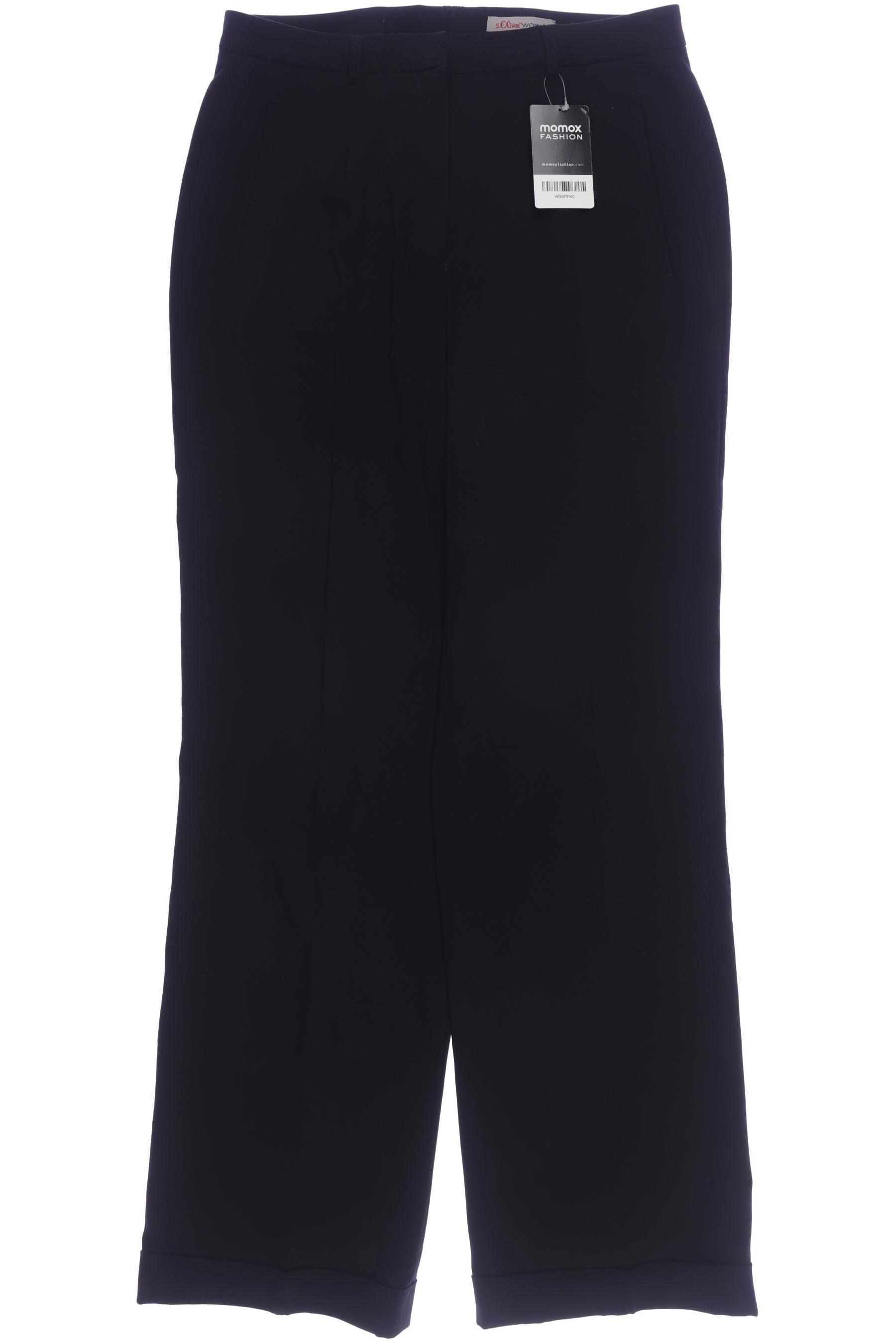 

s.Oliver Damen Stoffhose, schwarz, Gr. 38