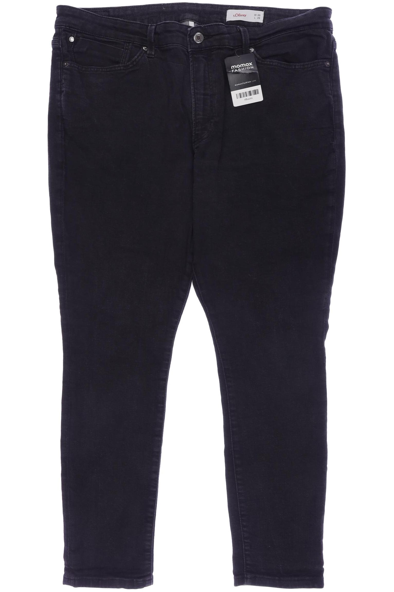 

s.Oliver Damen Jeans, schwarz, Gr. 46