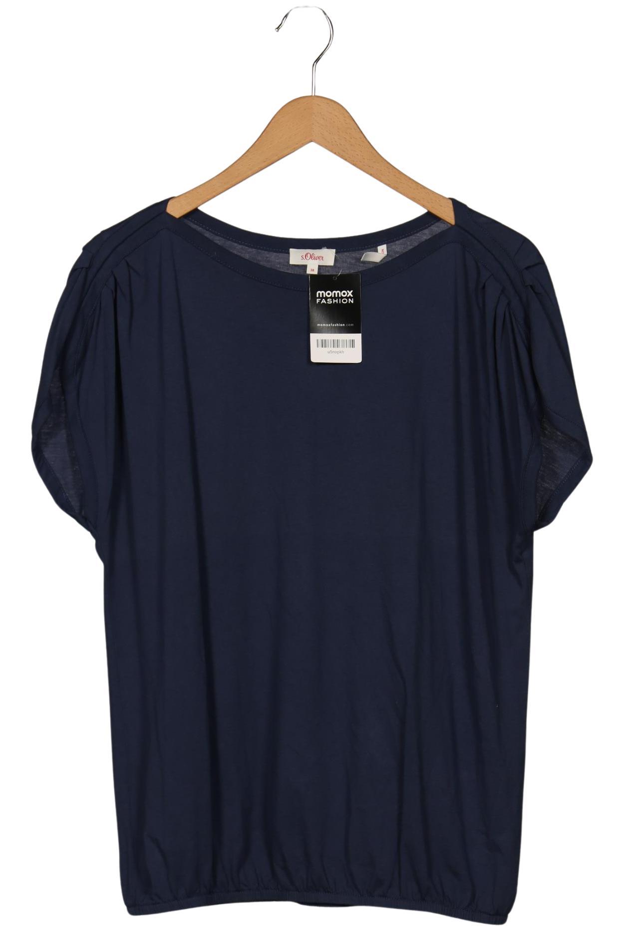 

s.Oliver Damen T-Shirt, blau, Gr. 38