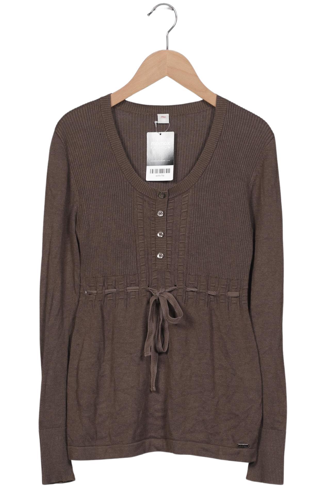 

s.Oliver Damen Pullover, braun, Gr. 38