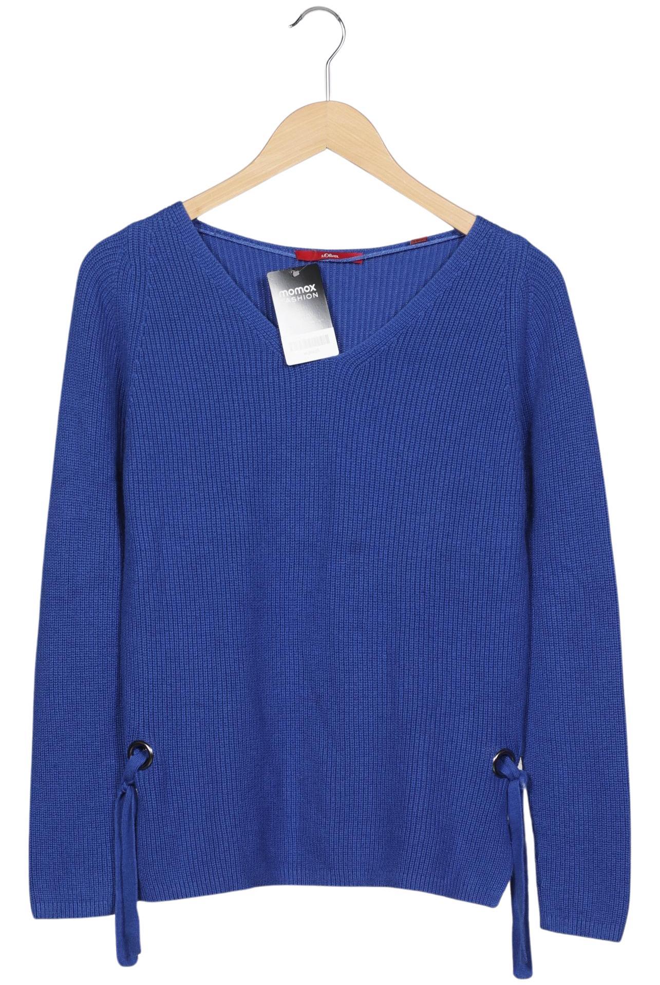 

s.Oliver Damen Pullover, blau, Gr. 38