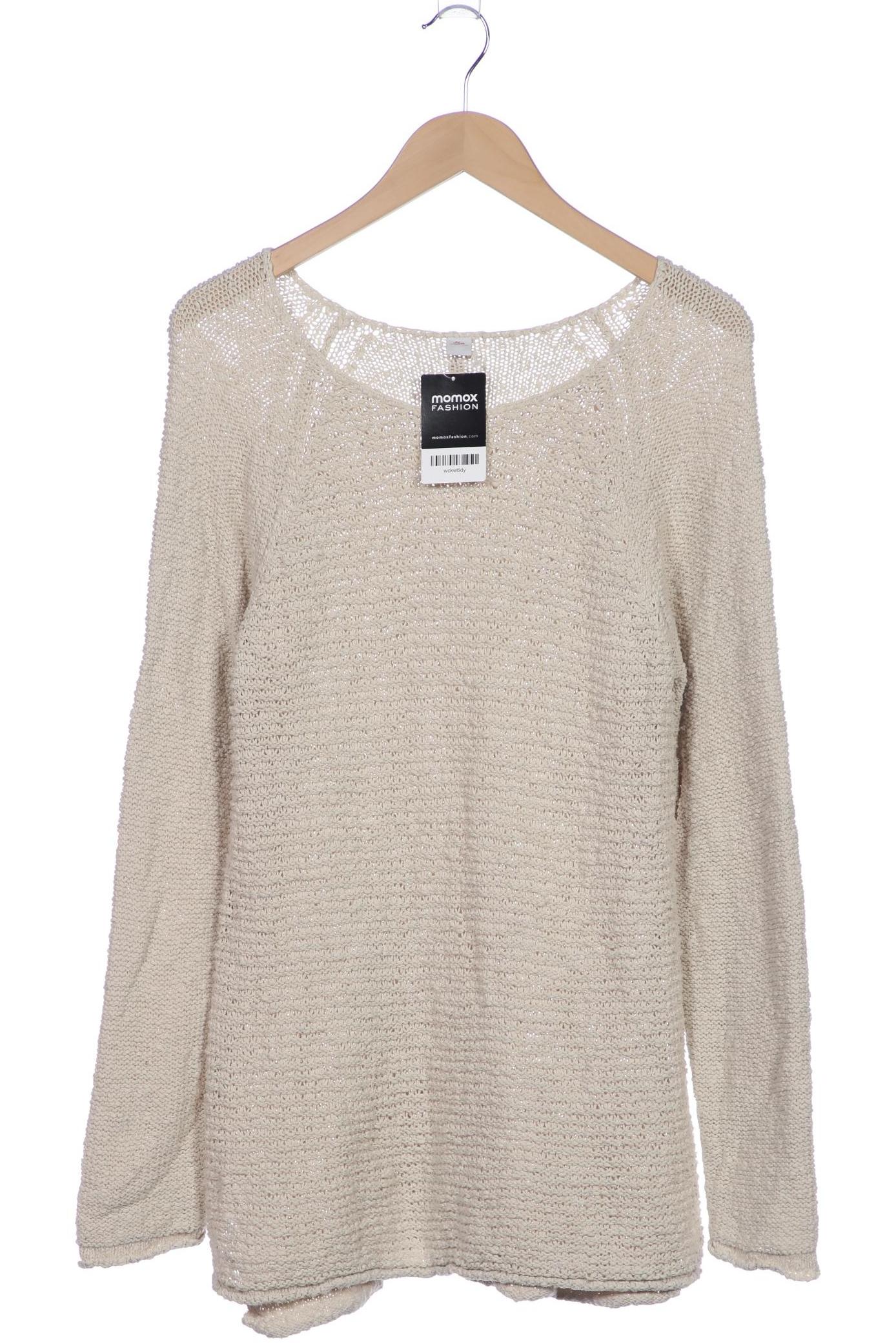 

s.Oliver Damen Pullover, beige, Gr. 46