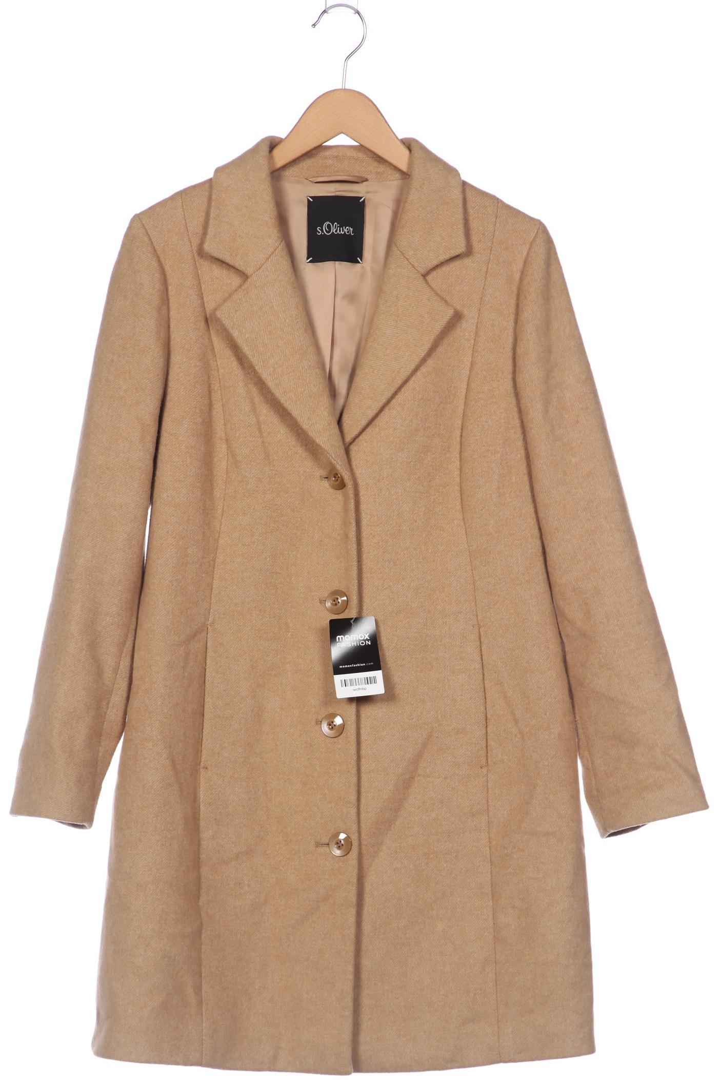 

s.Oliver Damen Mantel, beige, Gr. 40