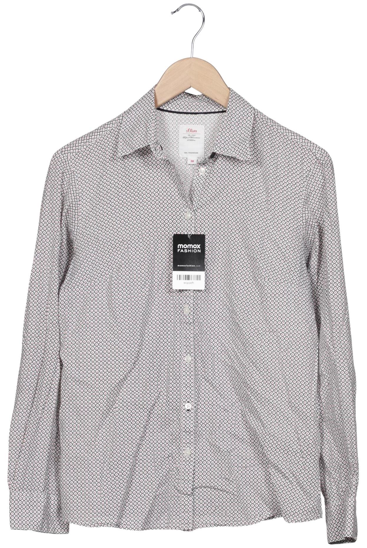 

s.Oliver Damen Bluse, weiß, Gr. 38